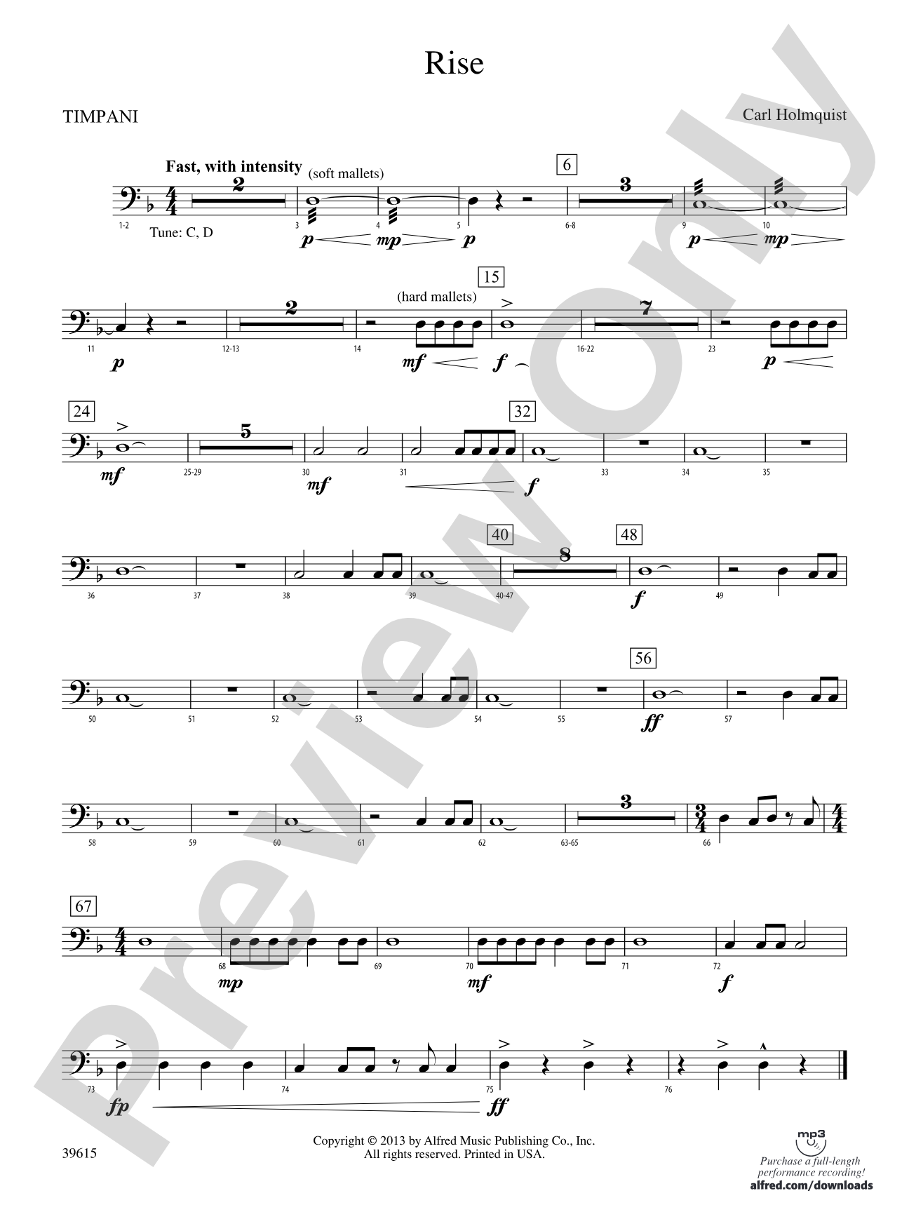 Rise: Timpani