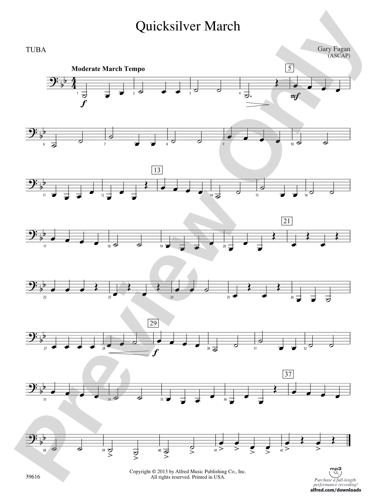 Quicksilver March: Tuba