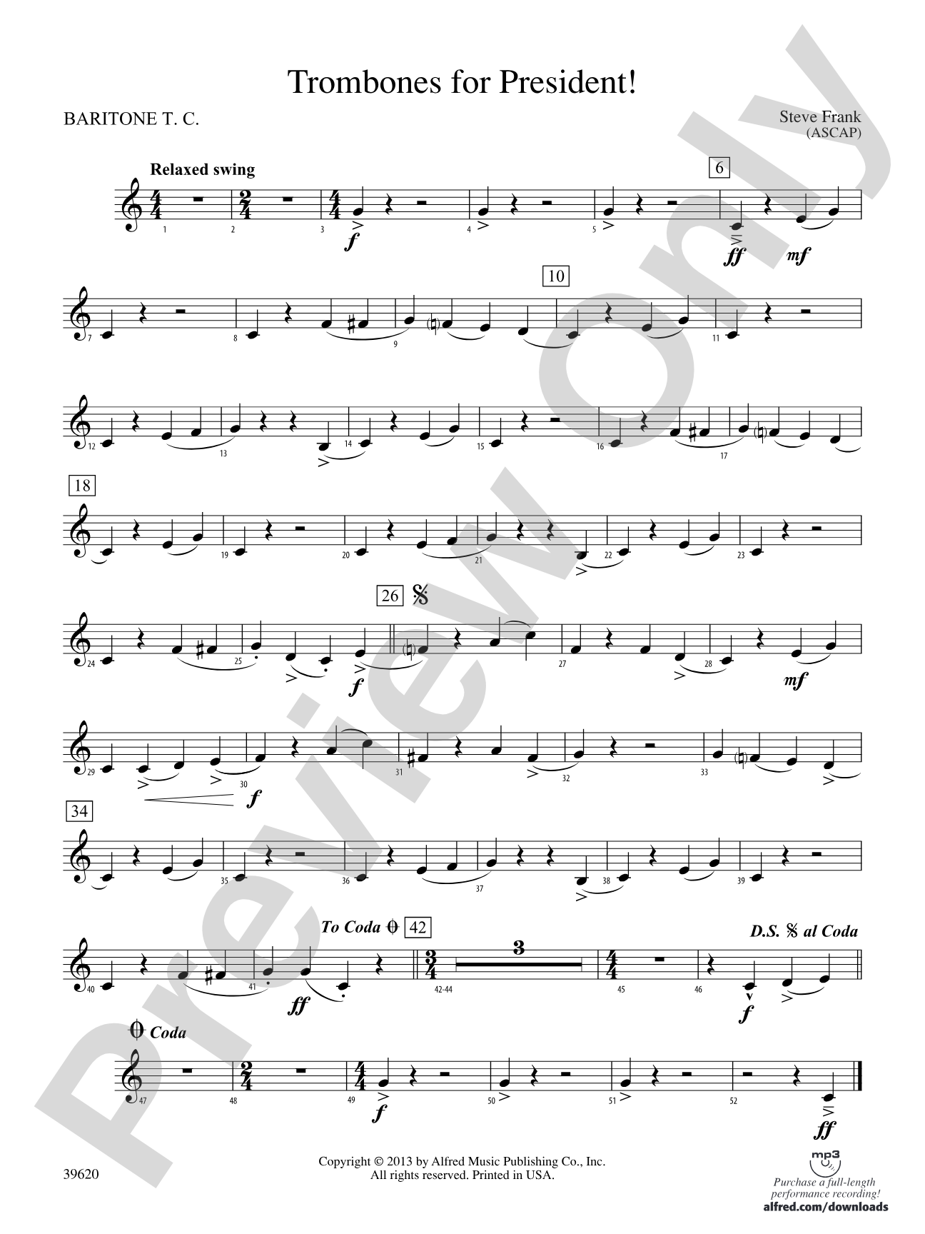 Trombones for President!: Baritone T.C.