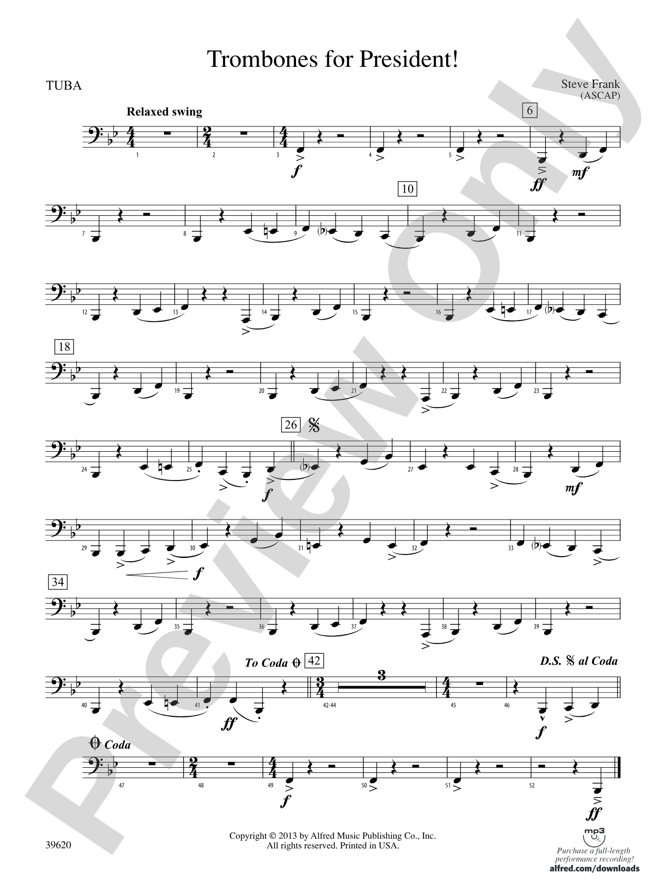 Trombones for President!: Tuba