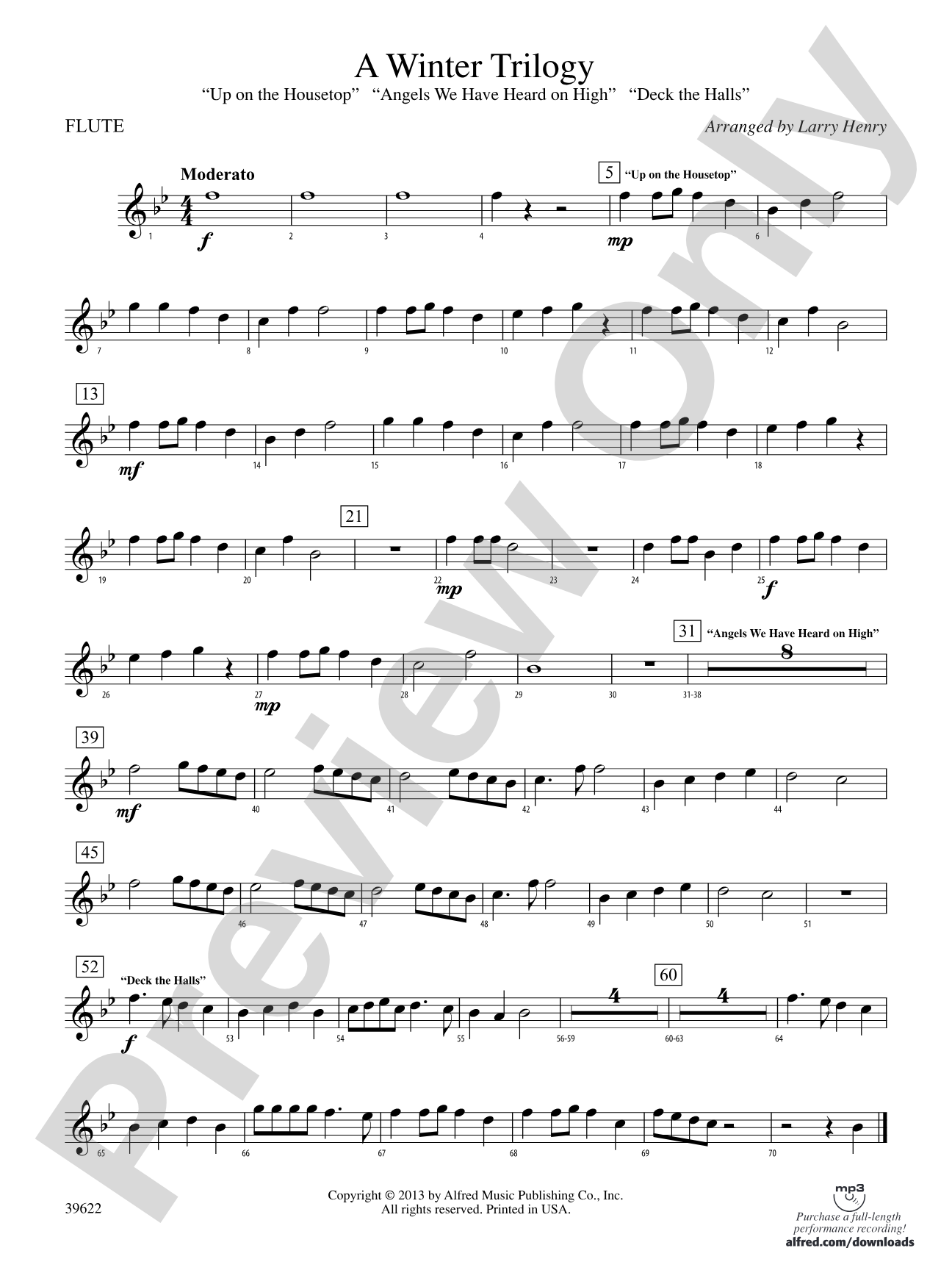 A Winter Trilogy: Flute