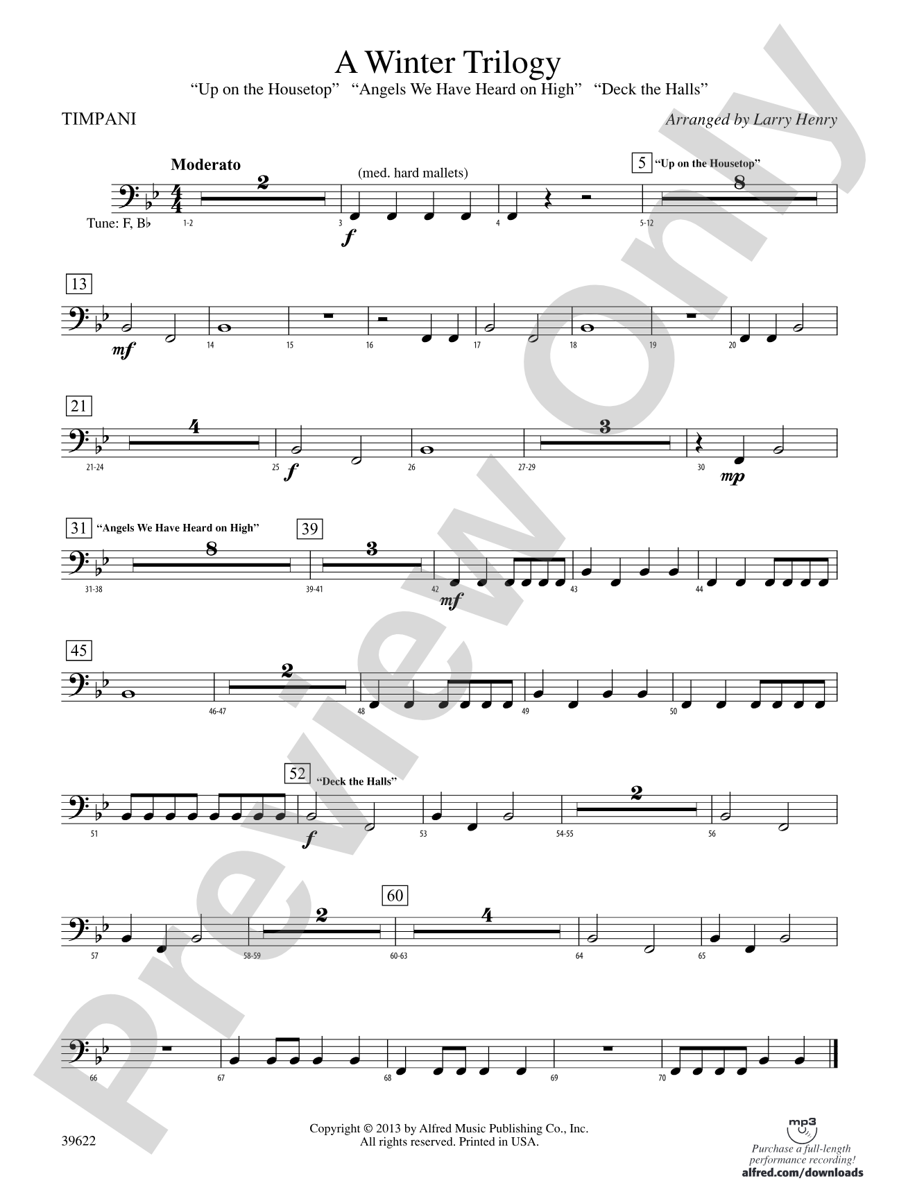 A Winter Trilogy: Timpani