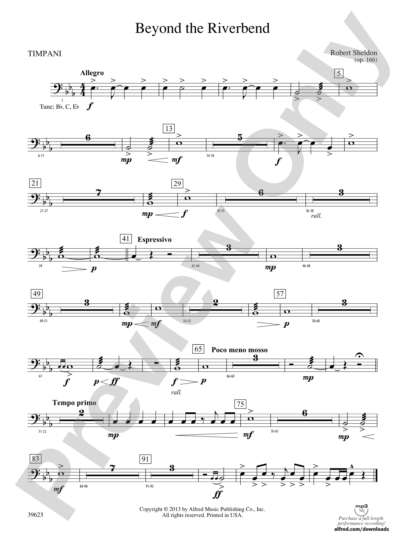 Beyond the Riverbend: Timpani