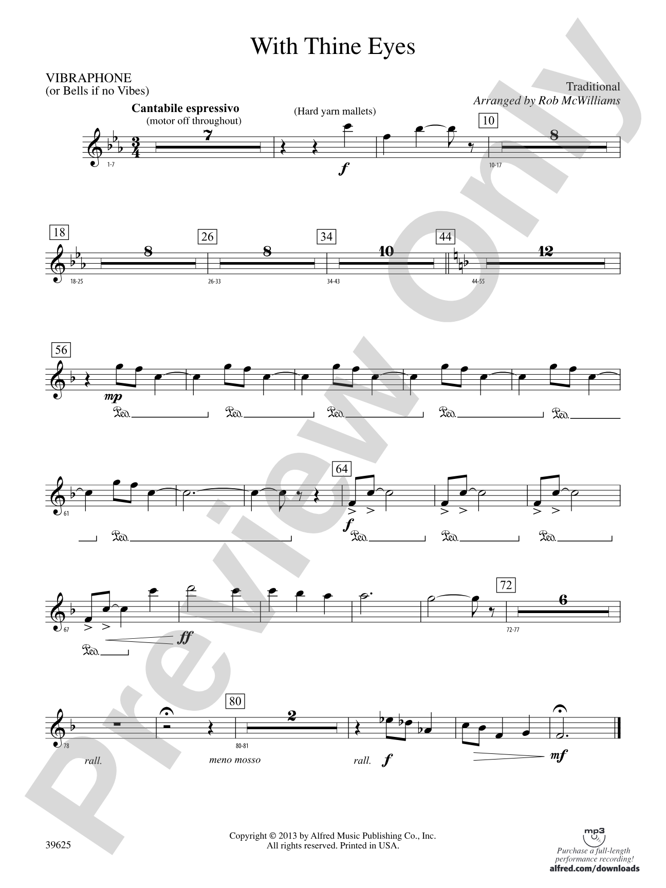 With Thine Eyes: Vibraphone