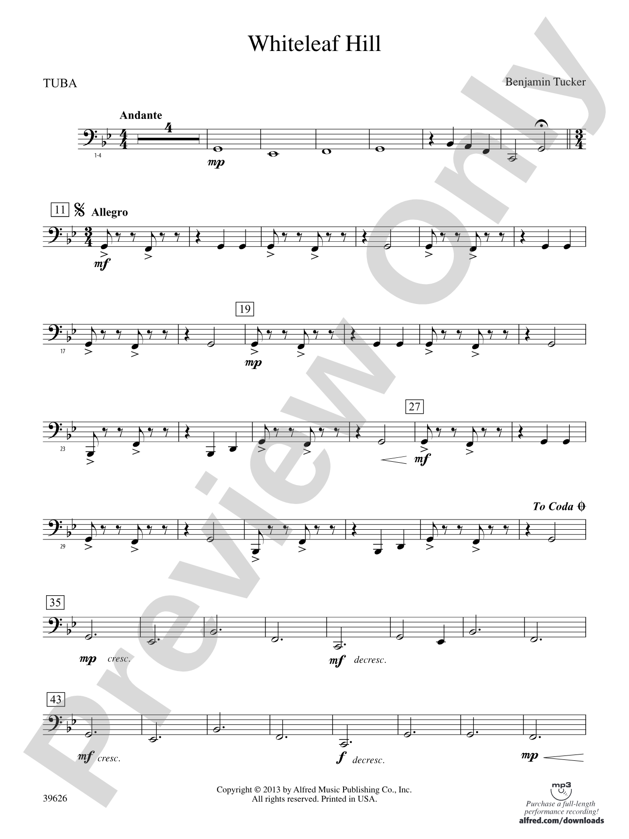 Whiteleaf Hill: Tuba