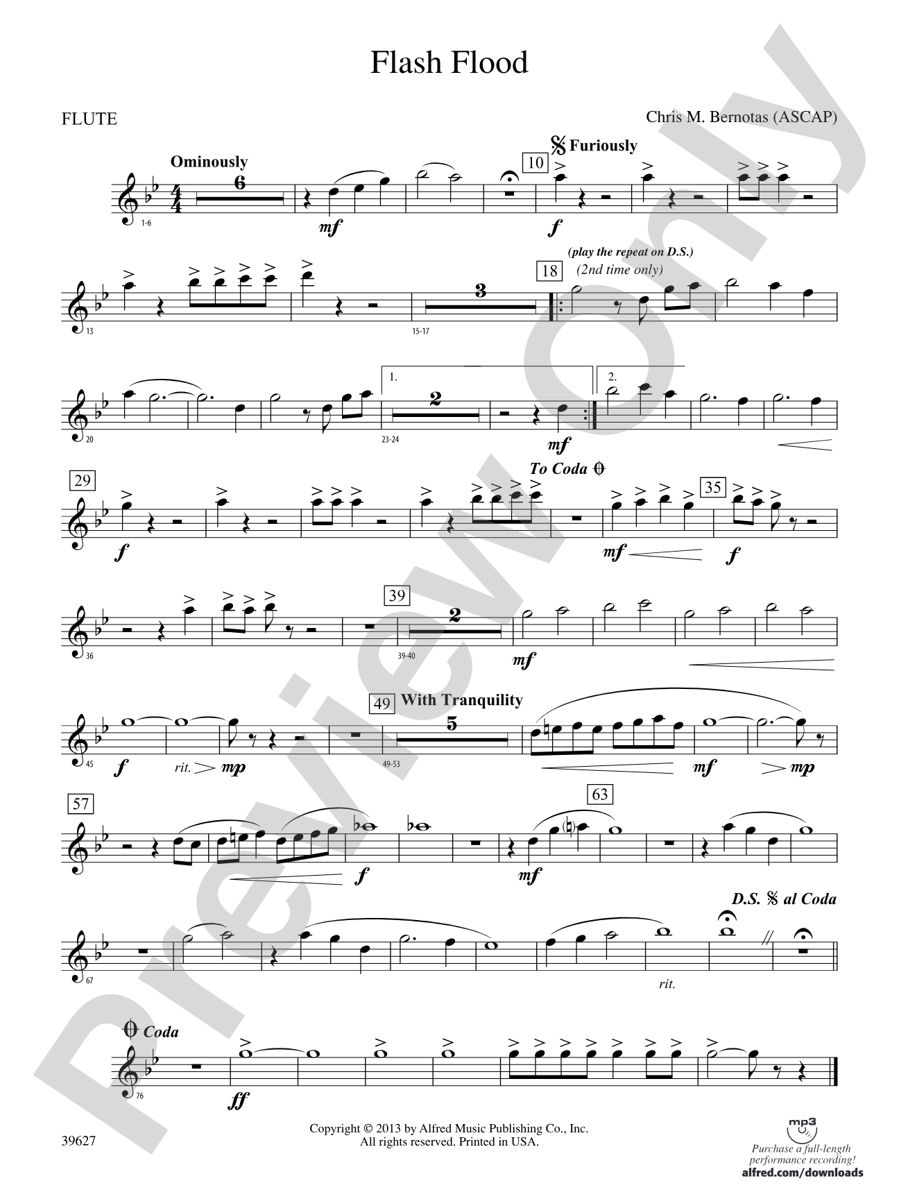 Flash Flood: Flute