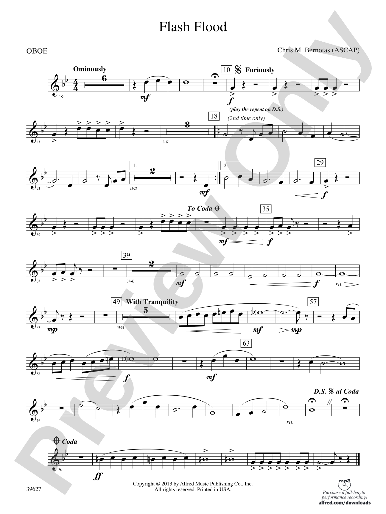 Flash Flood: Oboe