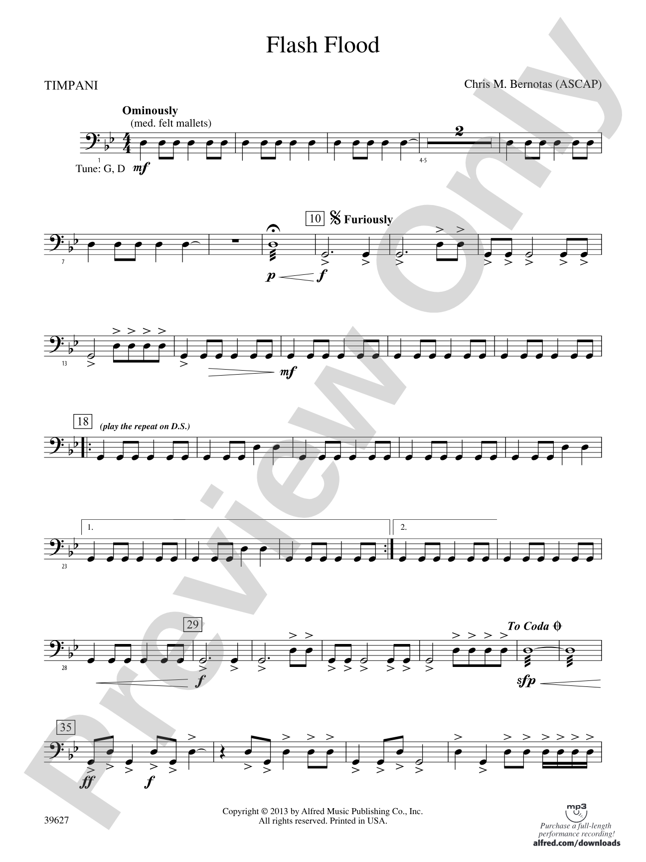 Flash Flood: Timpani