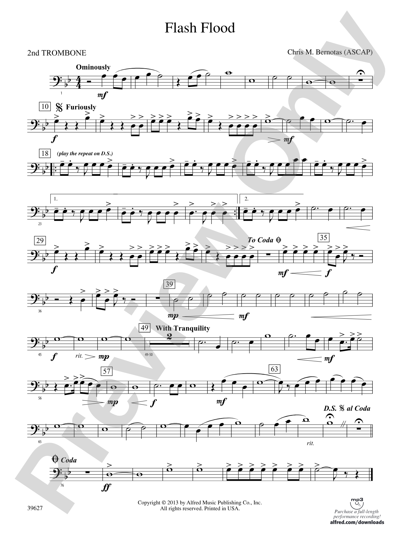 Flash Flood: 2nd Trombone
