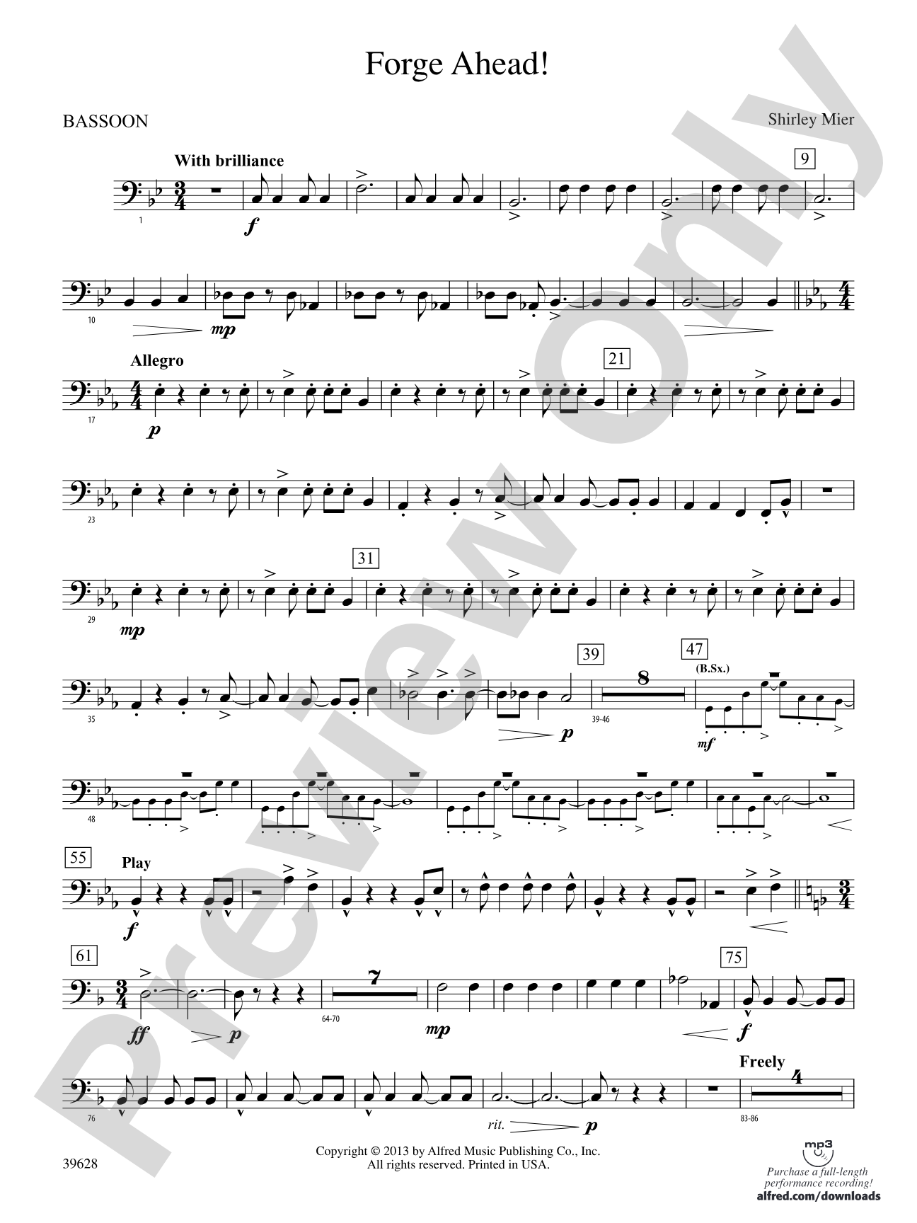 Forge Ahead!: Bassoon