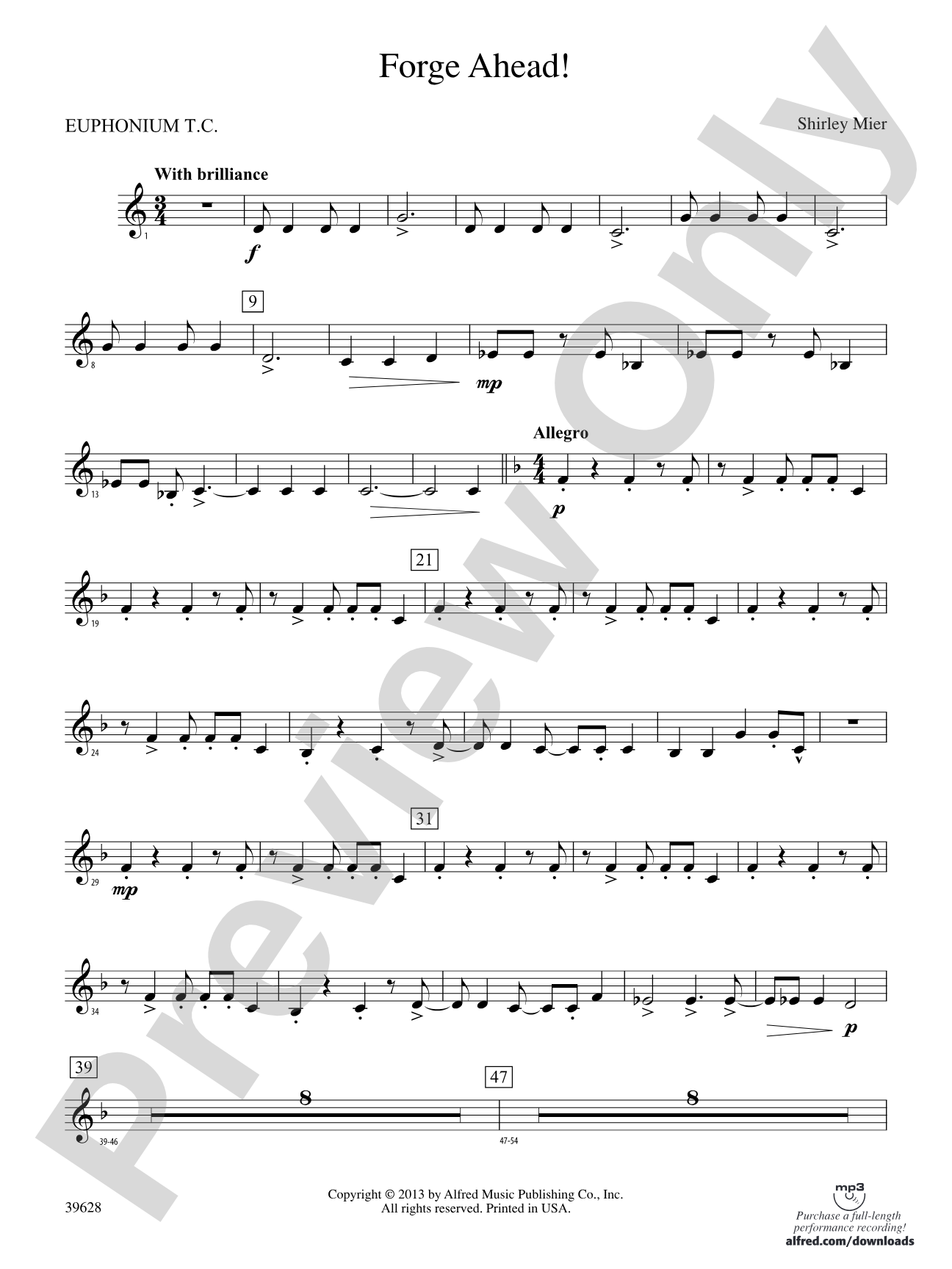 Forge Ahead!: Baritone T.C.