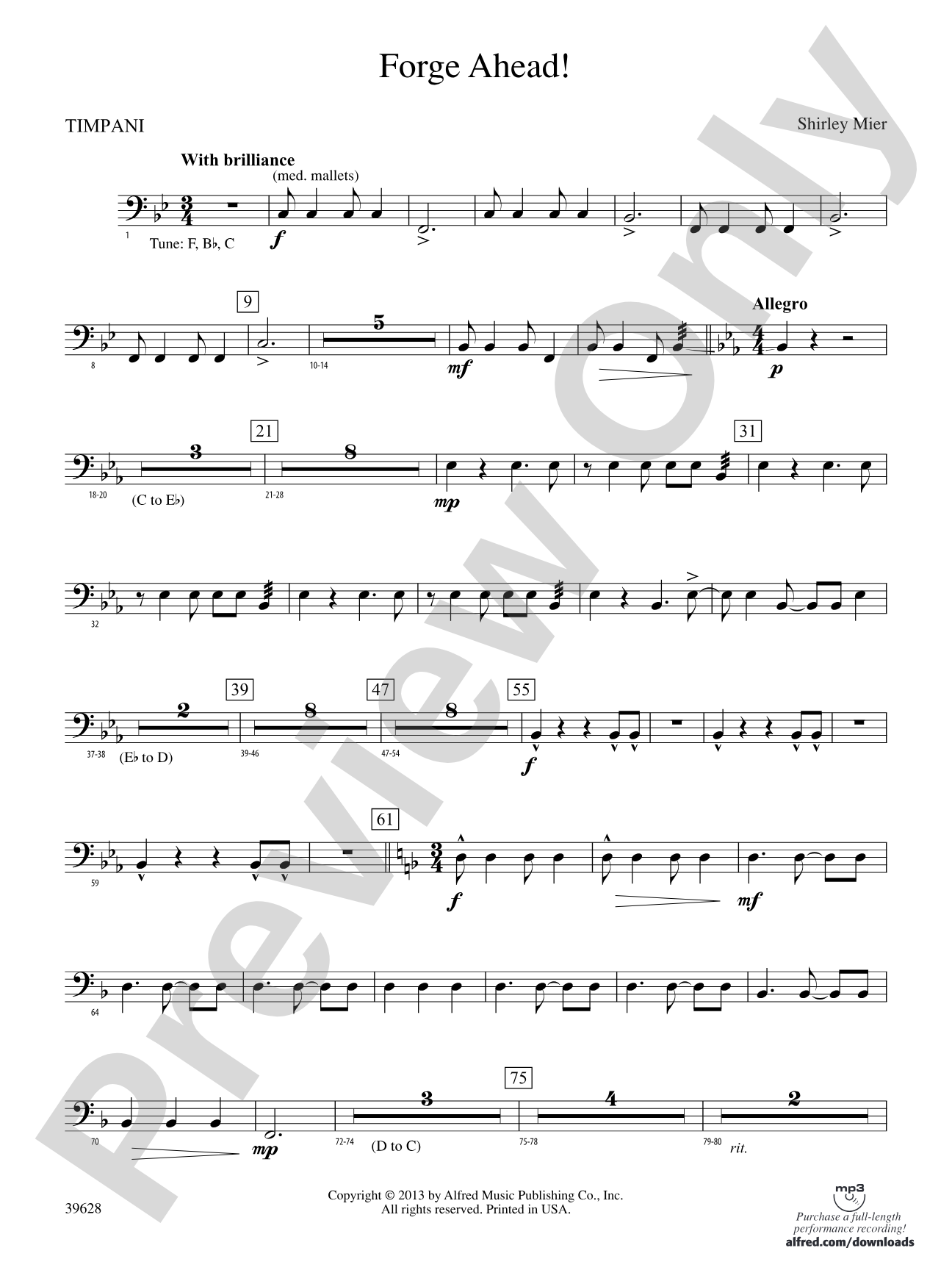 Forge Ahead!: Timpani
