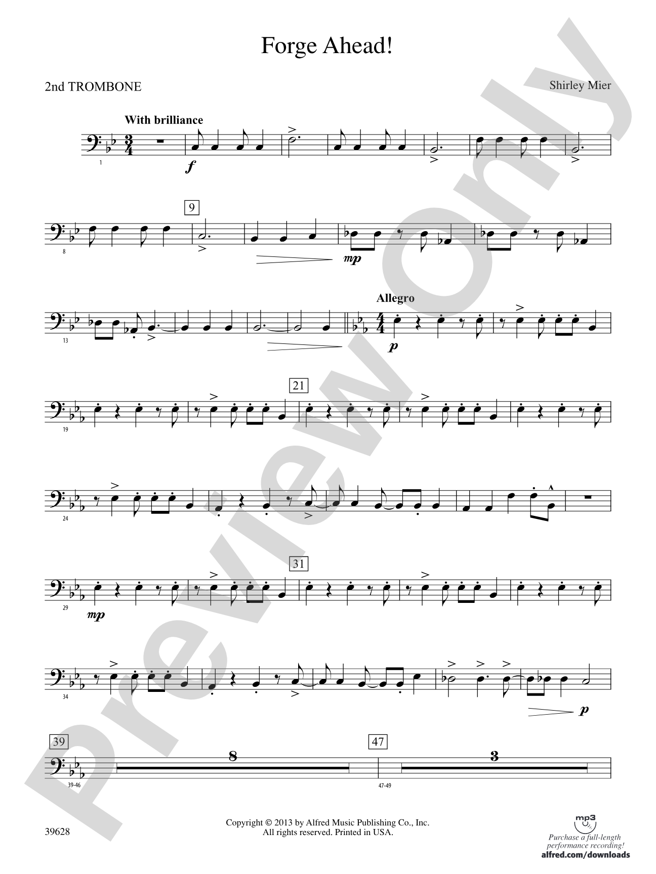 Forge Ahead!: 2nd Trombone