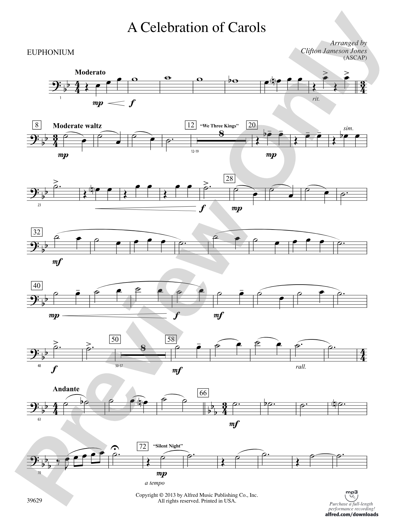 A Celebration of Carols: Baritone B.C.