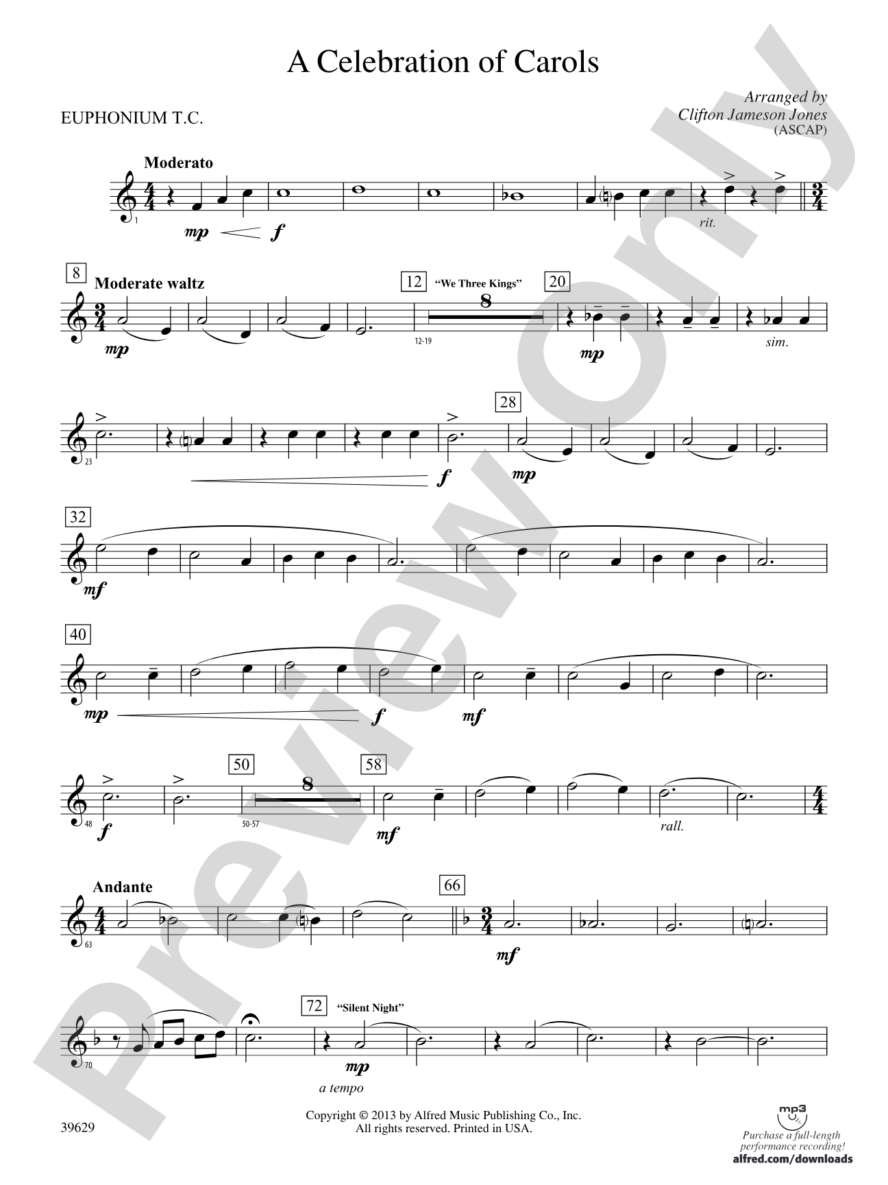 A Celebration of Carols: Baritone T.C.