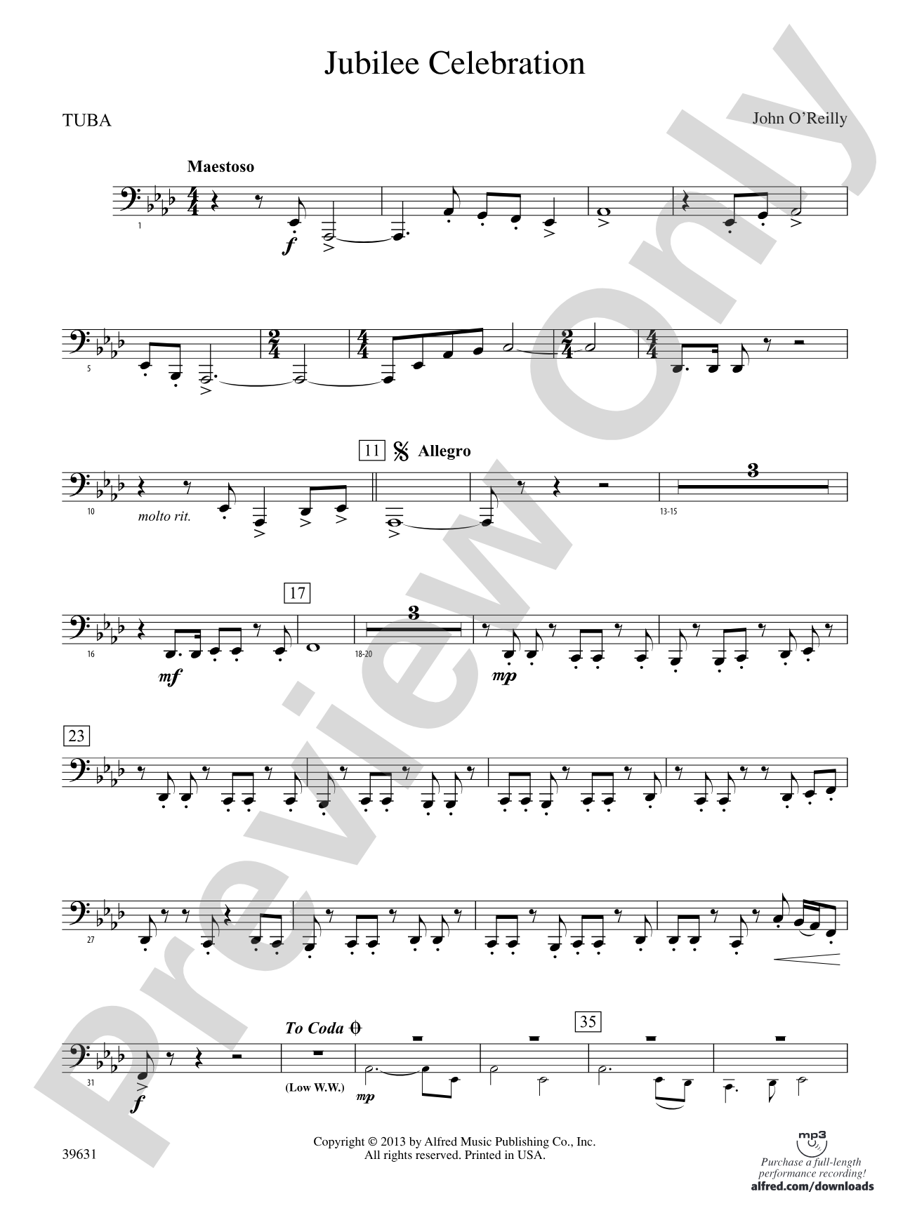 Jubilee Celebration: Tuba