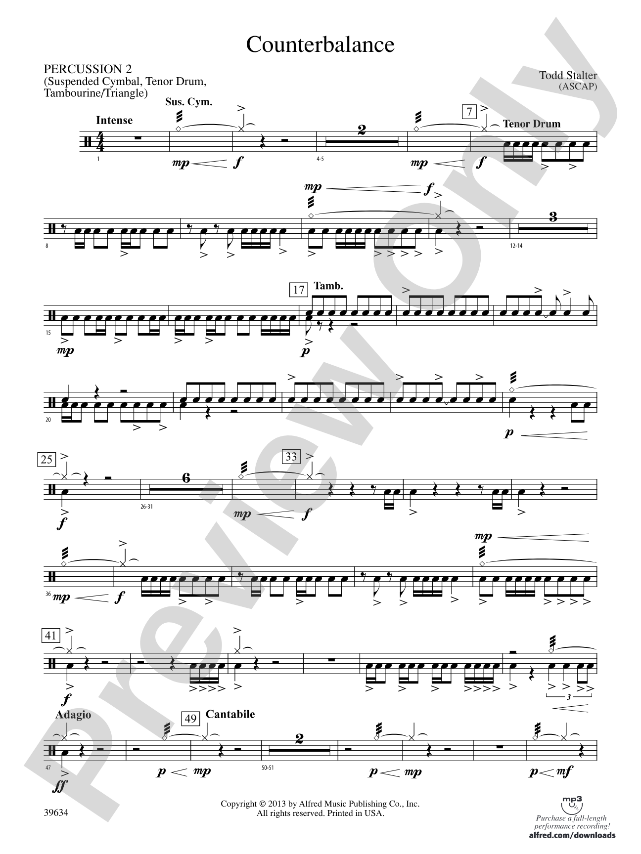 Counterbalance: 2nd Percussion