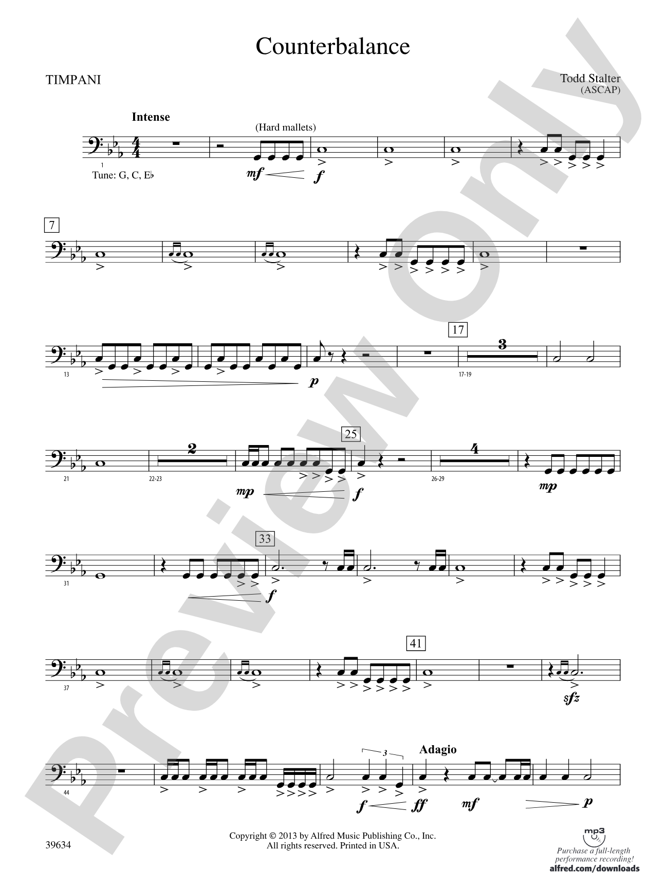 Counterbalance: Timpani