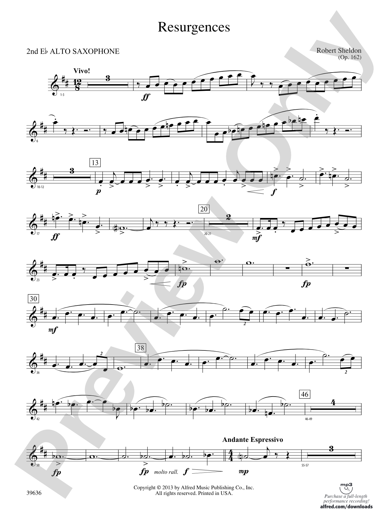 Resurgences: 2nd E-flat Alto Saxophone