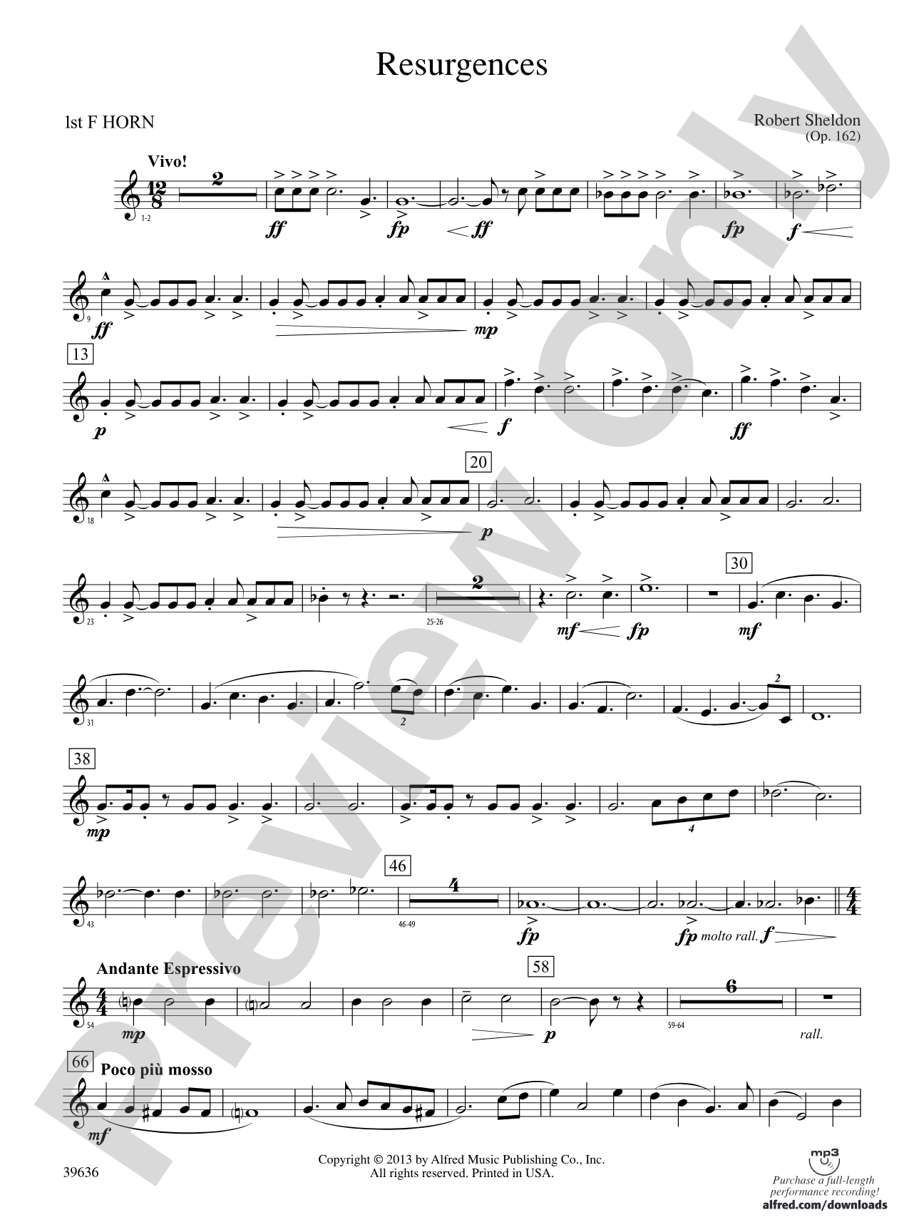 Resurgences: 1st F Horn