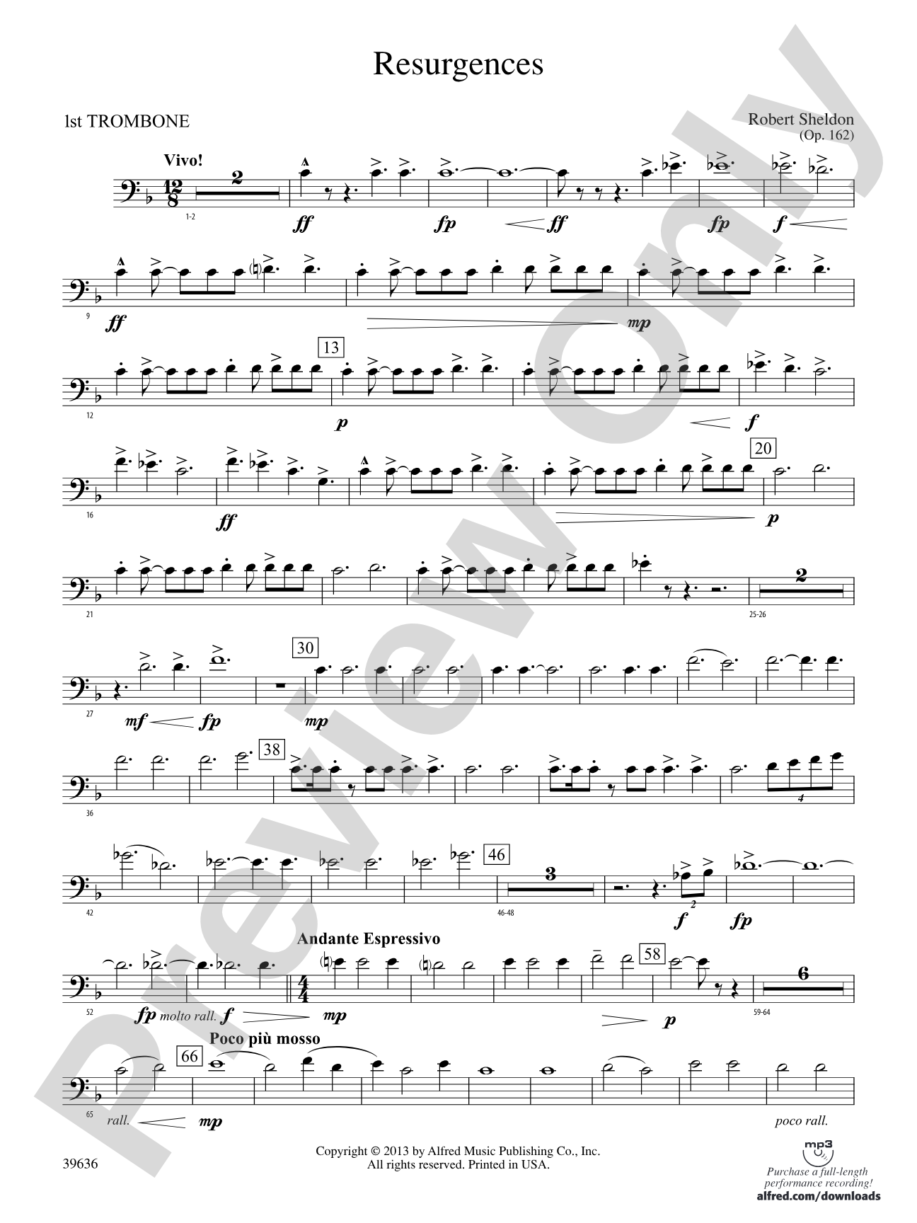 Resurgences: 1st Trombone