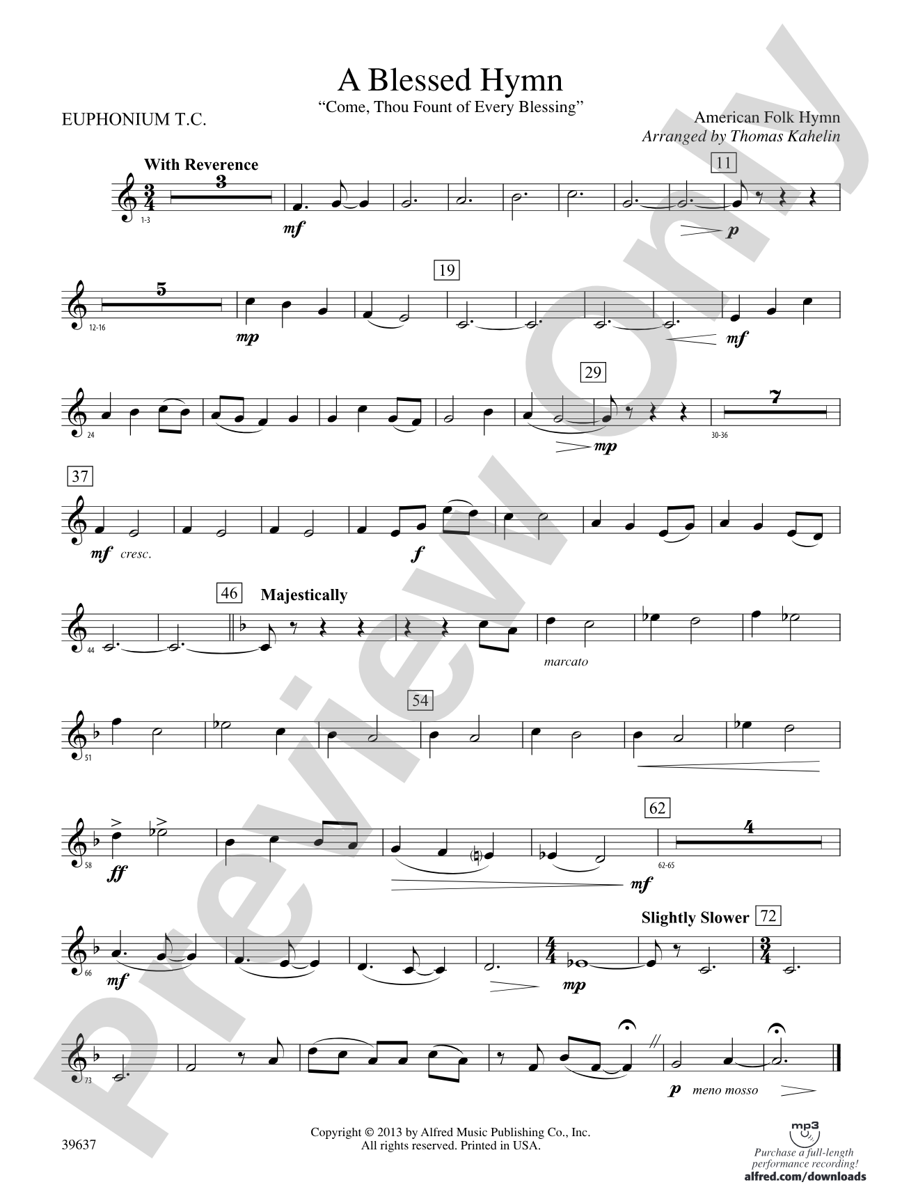 A Blessed Hymn: Baritone T.C.