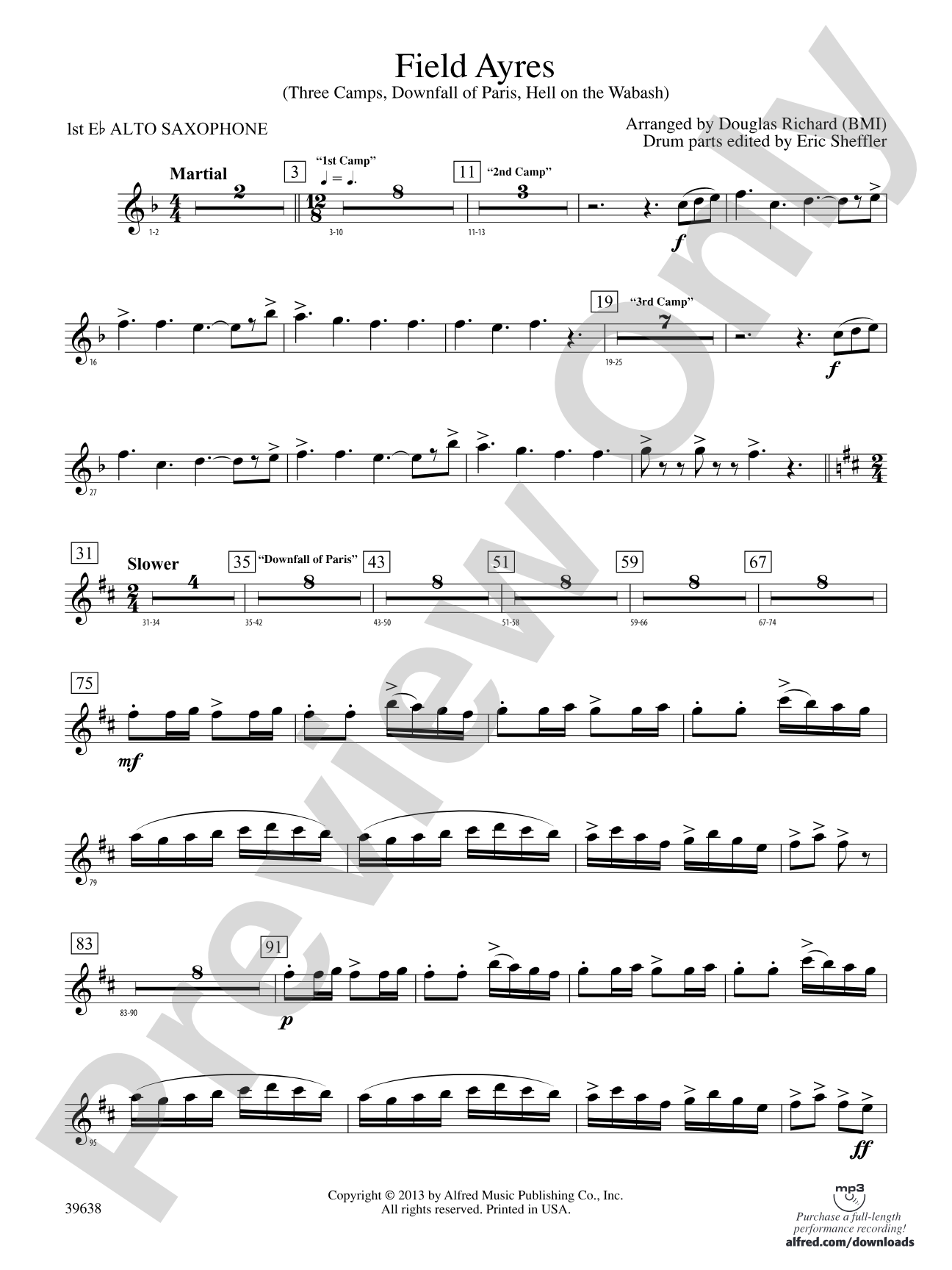 Field Ayres: E-flat Alto Saxophone