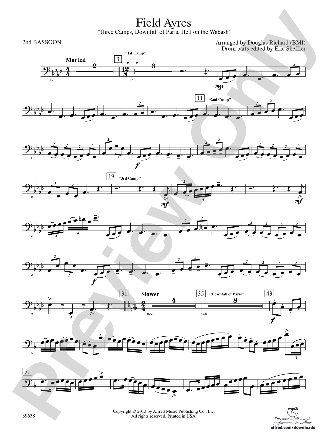 Field Ayres: 2nd Bassoon