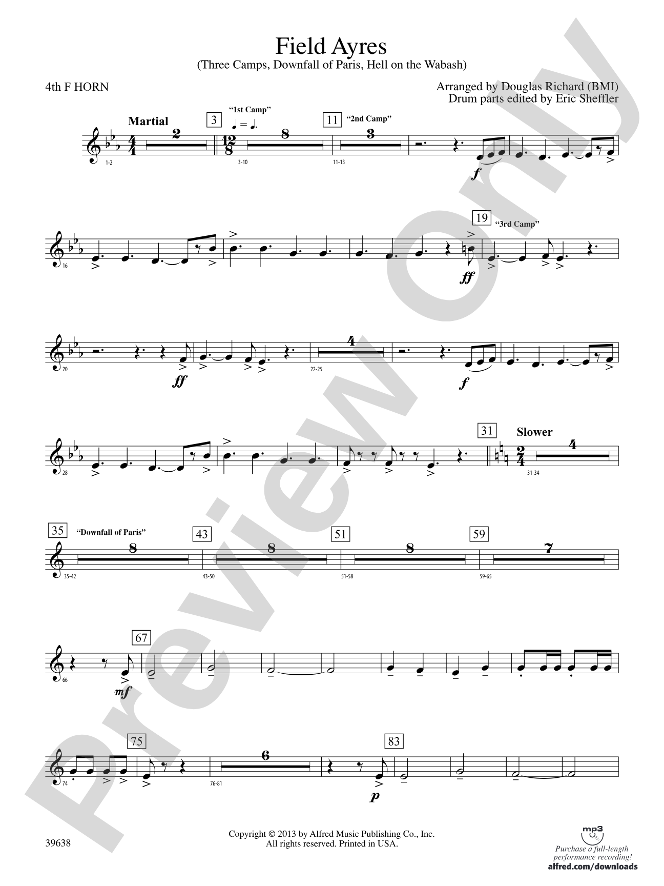 Field Ayres: 4th F Horn