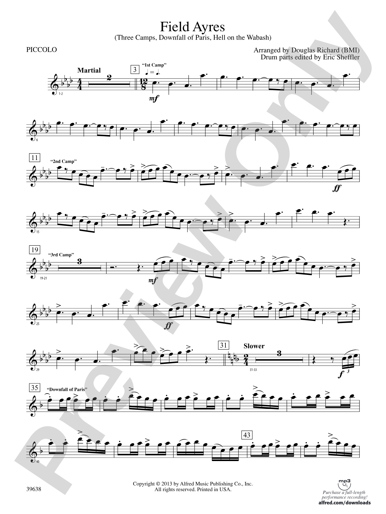 Field Ayres: Piccolo