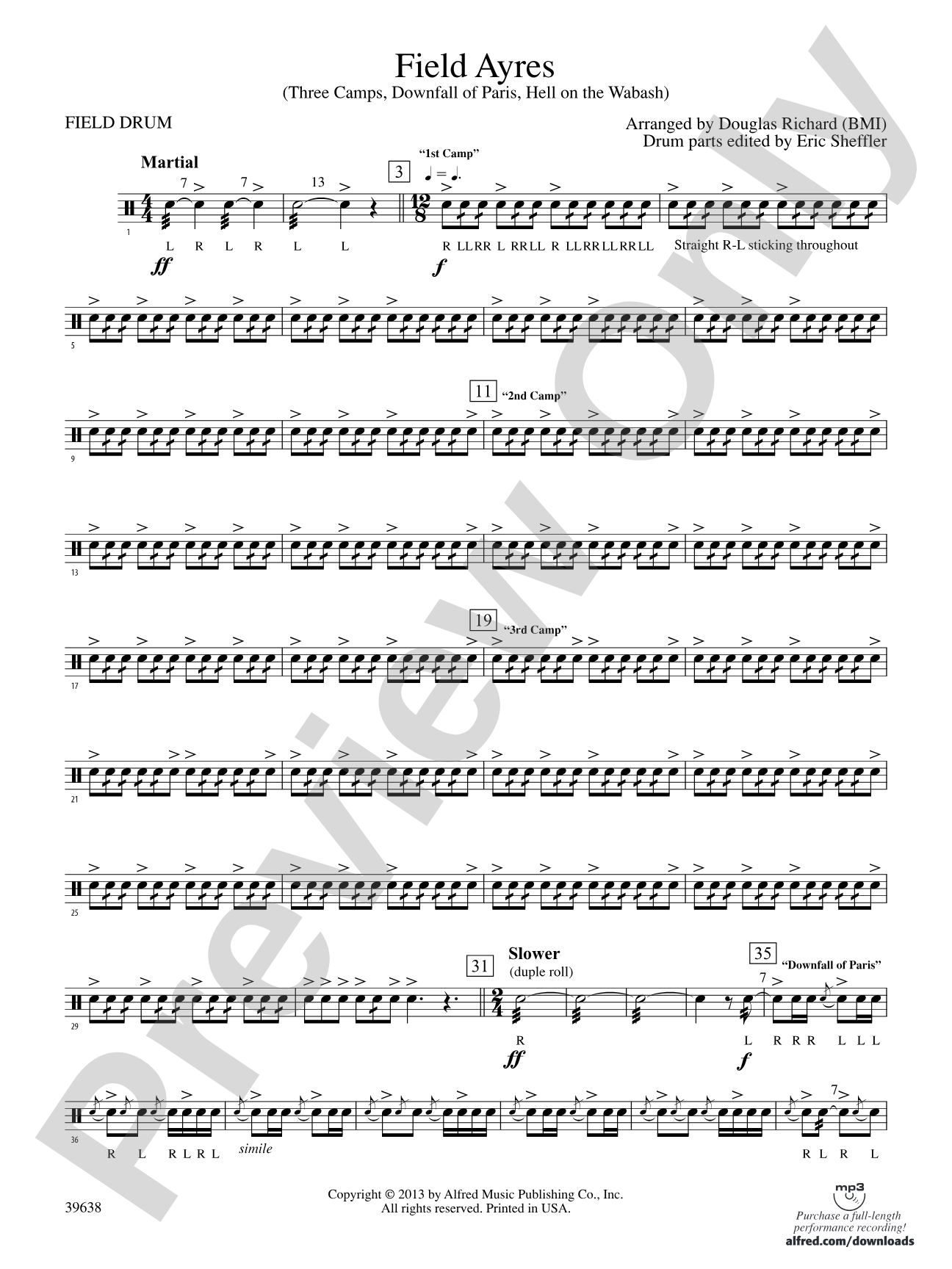 Field Ayres: 1st Percussion