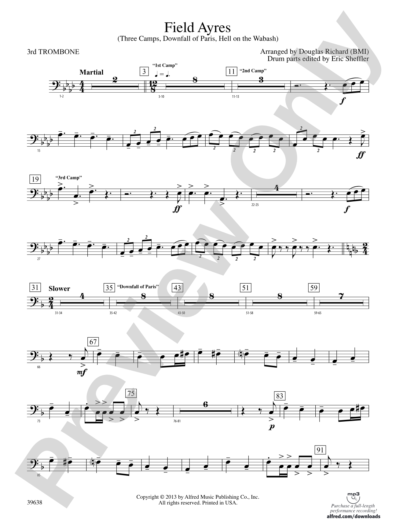 Field Ayres: 3rd Trombone