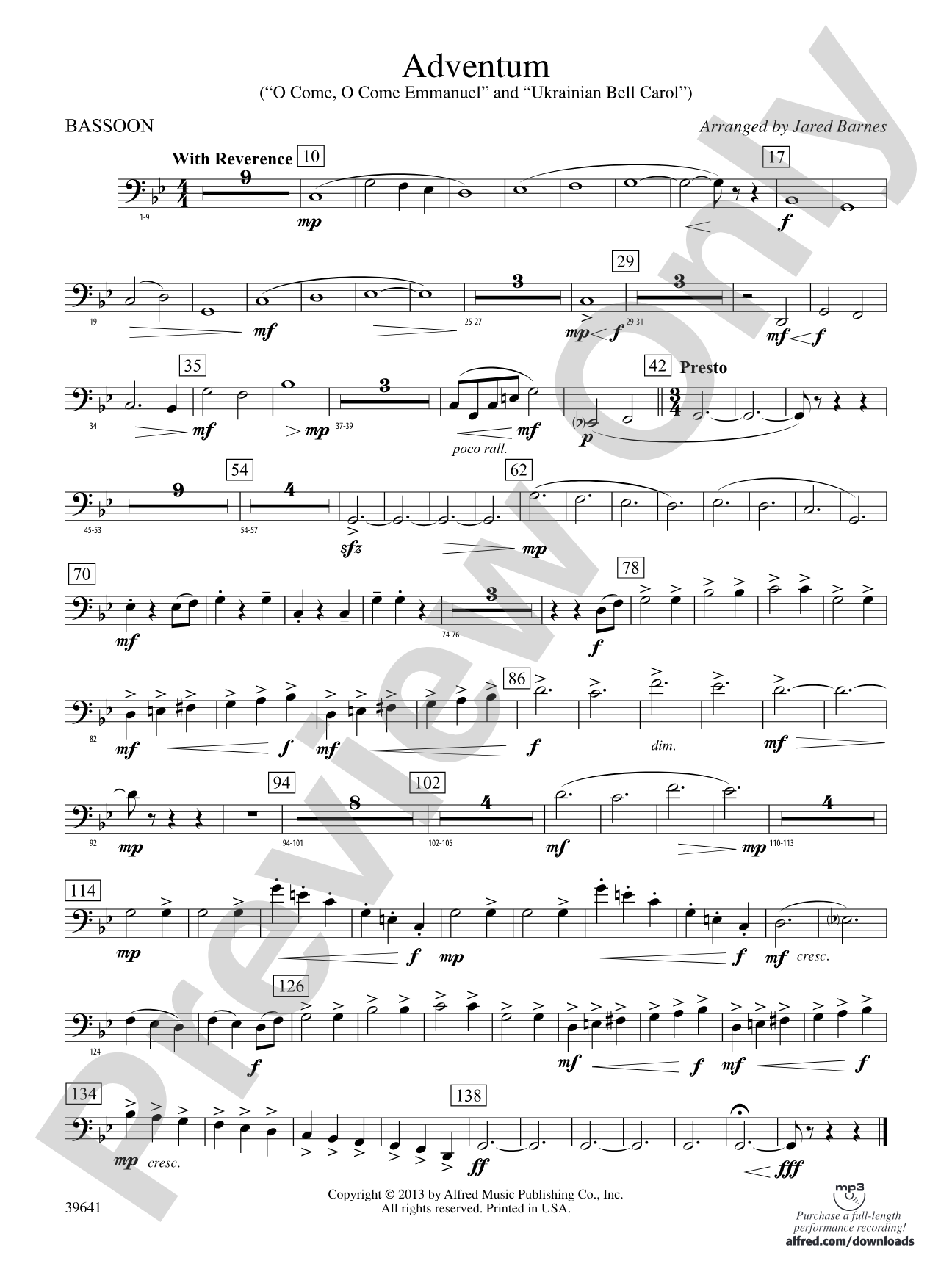 Adventum: Bassoon