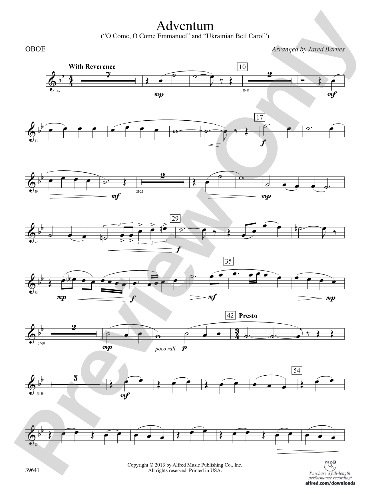 Adventum: Oboe