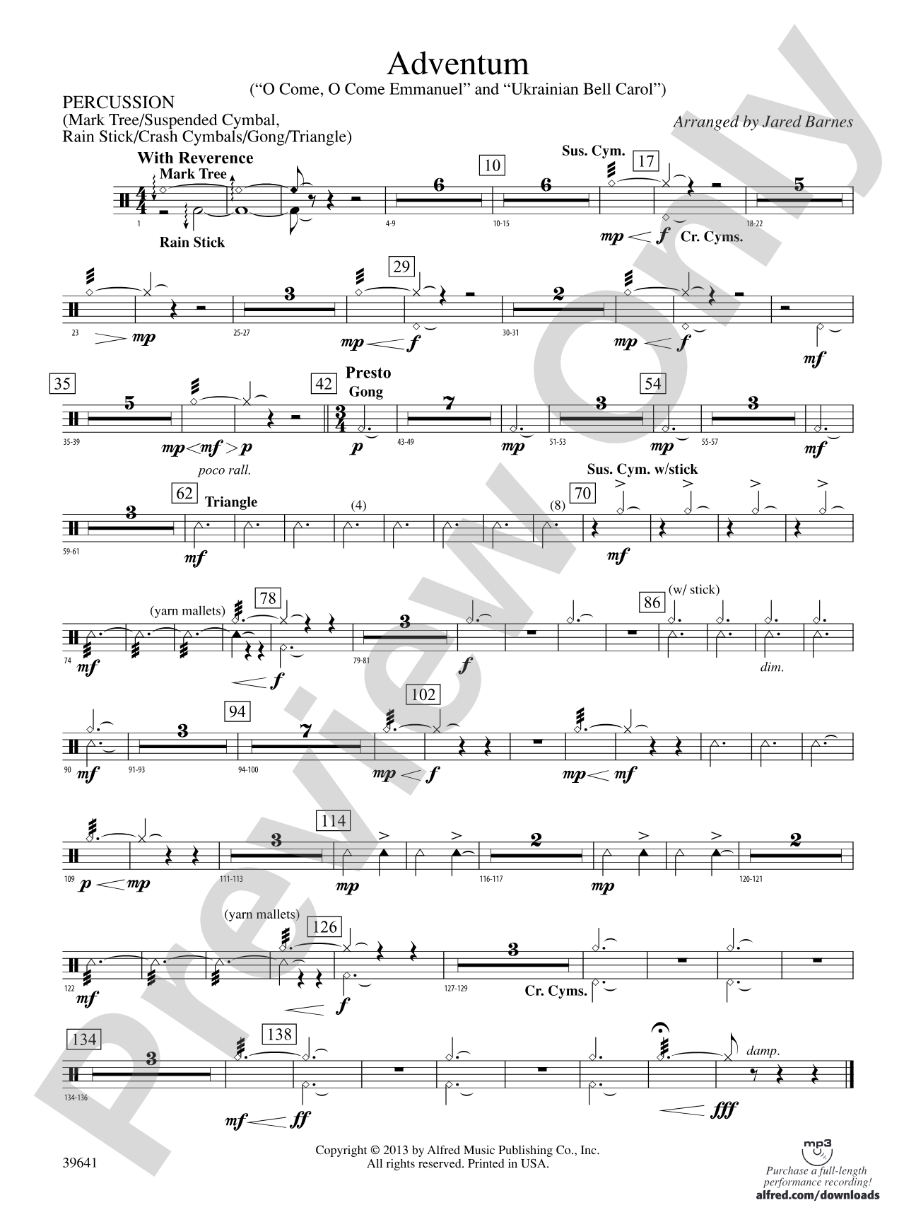 Adventum: 1st Percussion