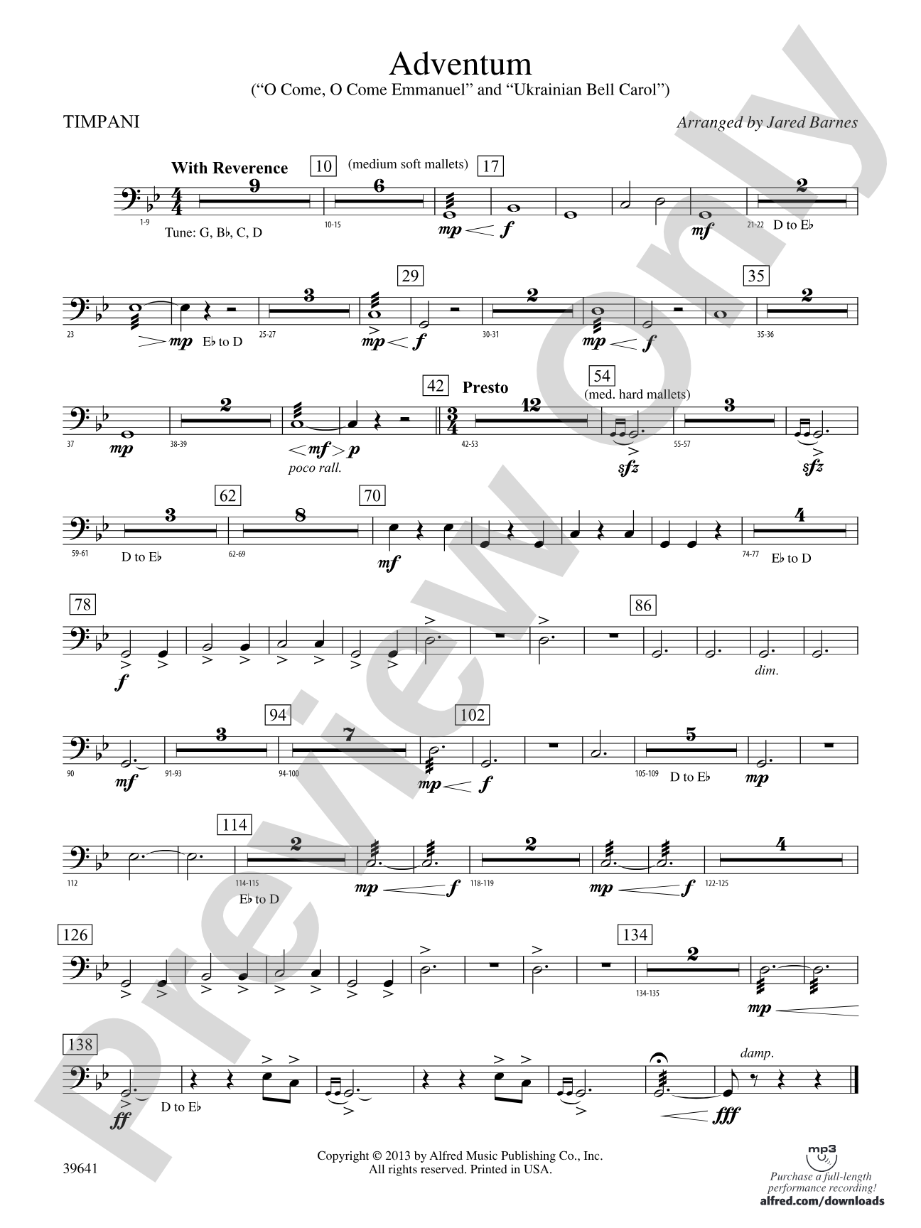 Adventum: Timpani