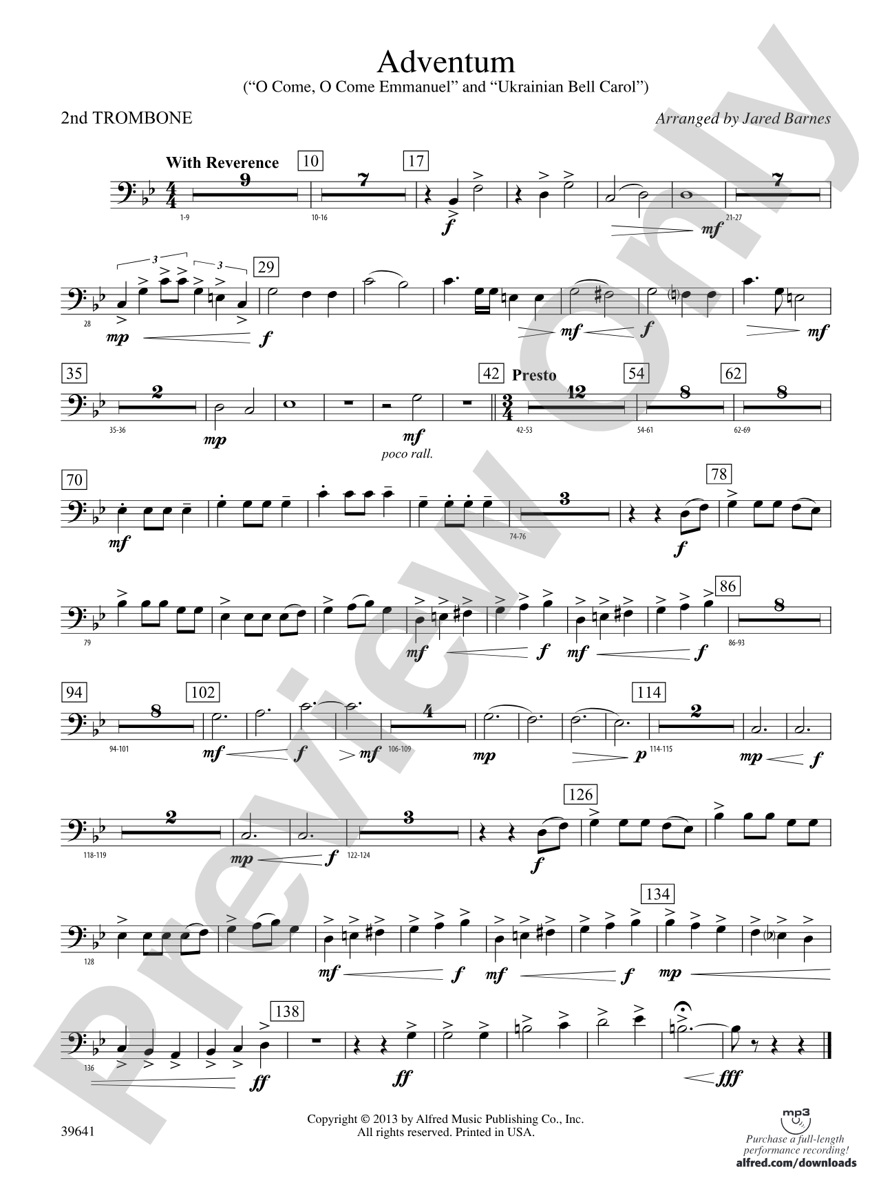 Adventum: 2nd Trombone