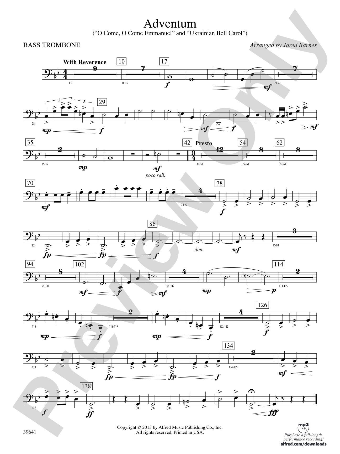 Adventum: 3rd Trombone