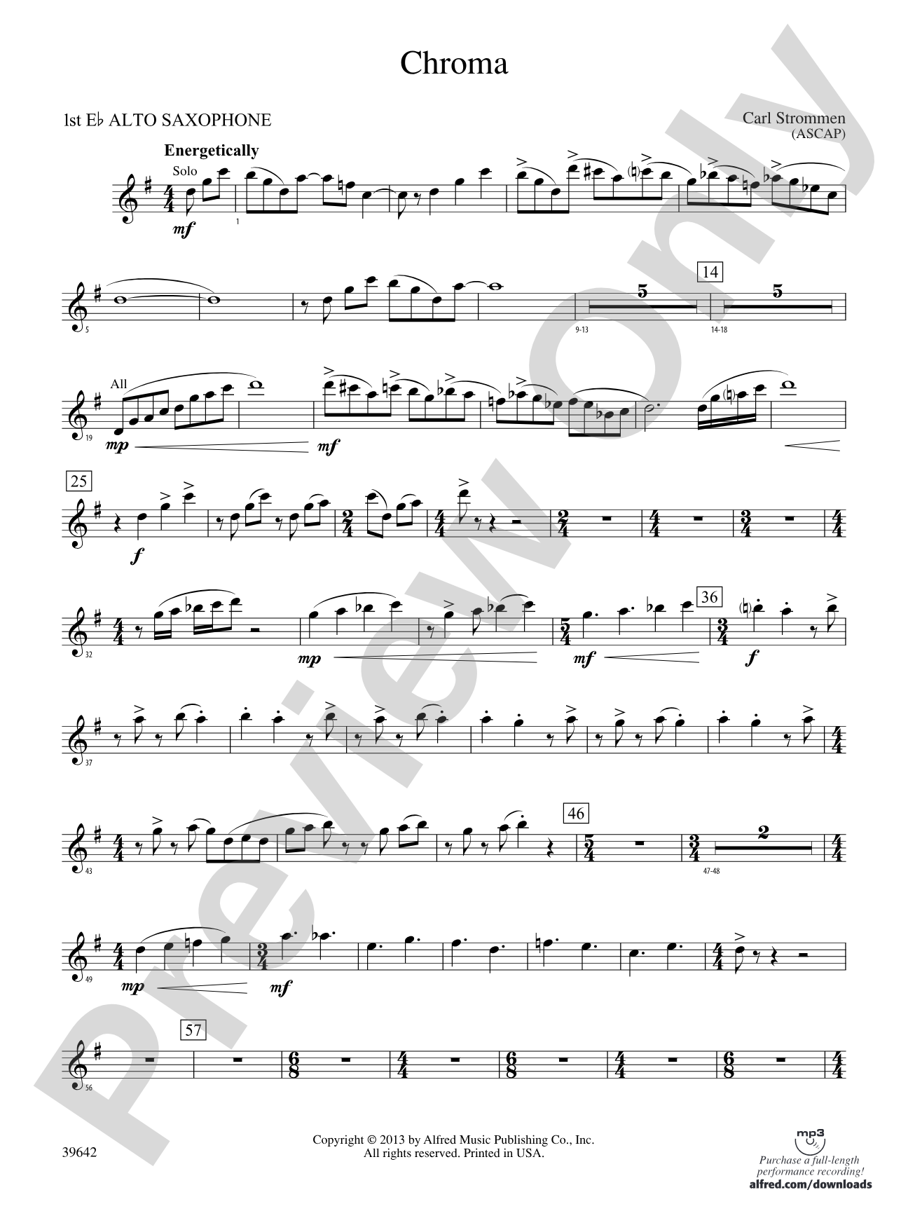 Chroma: E-flat Alto Saxophone