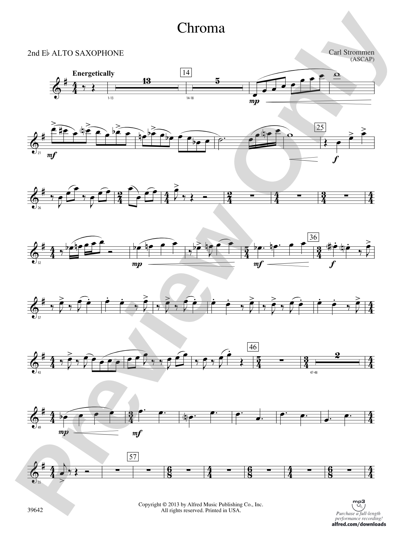 Chroma: 2nd E-flat Alto Saxophone