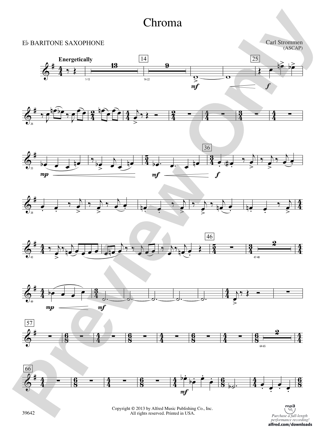 Chroma: E-flat Baritone Saxophone