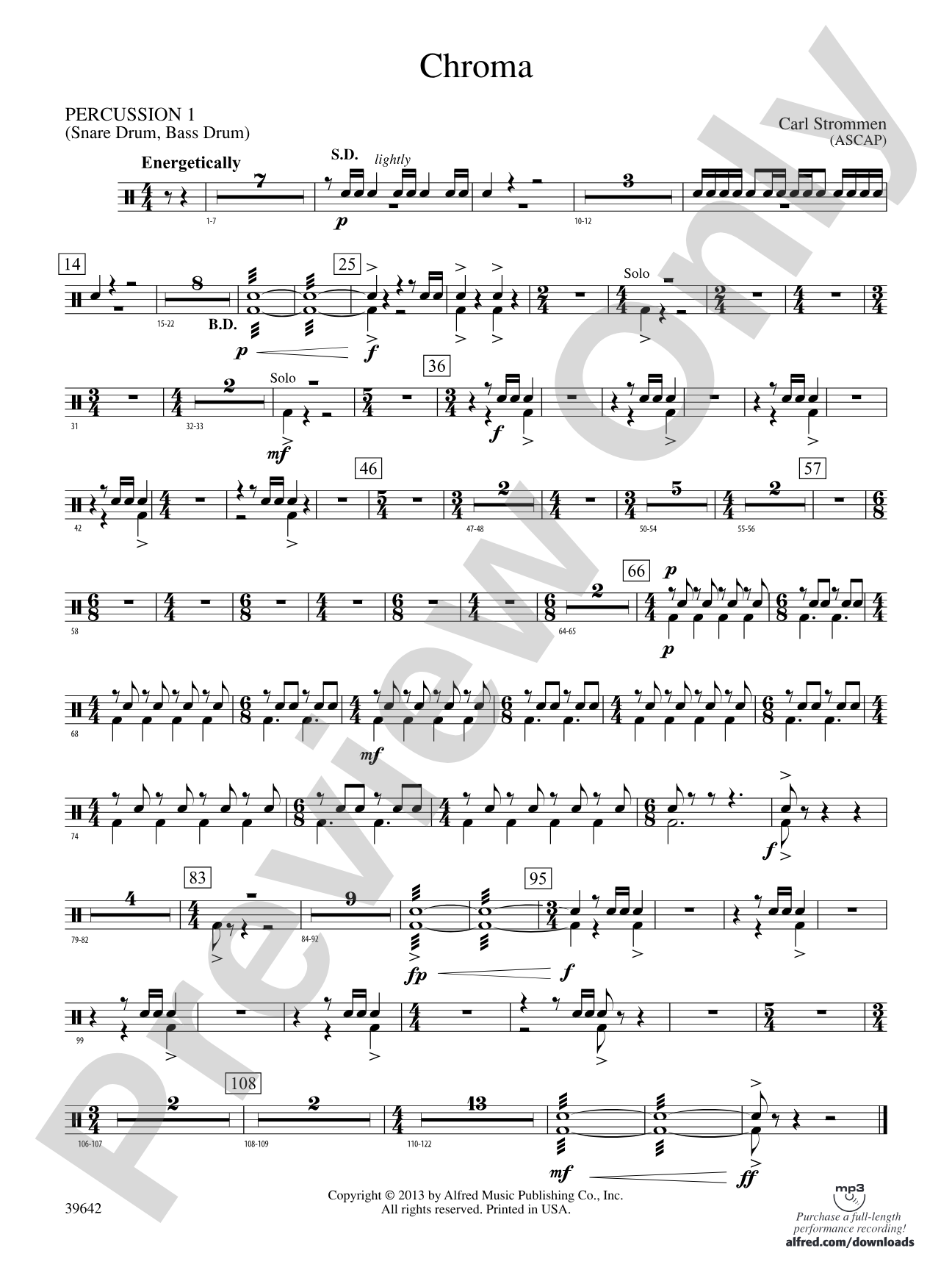 Chroma: 1st Percussion