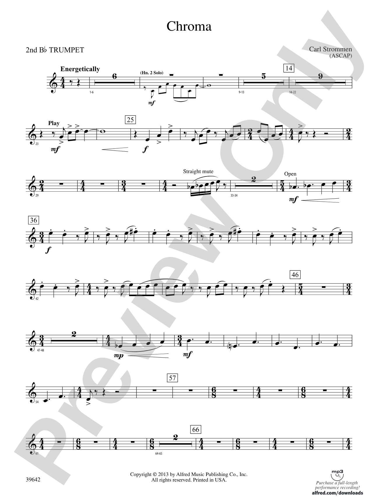 Chroma: 2nd B-flat Trumpet