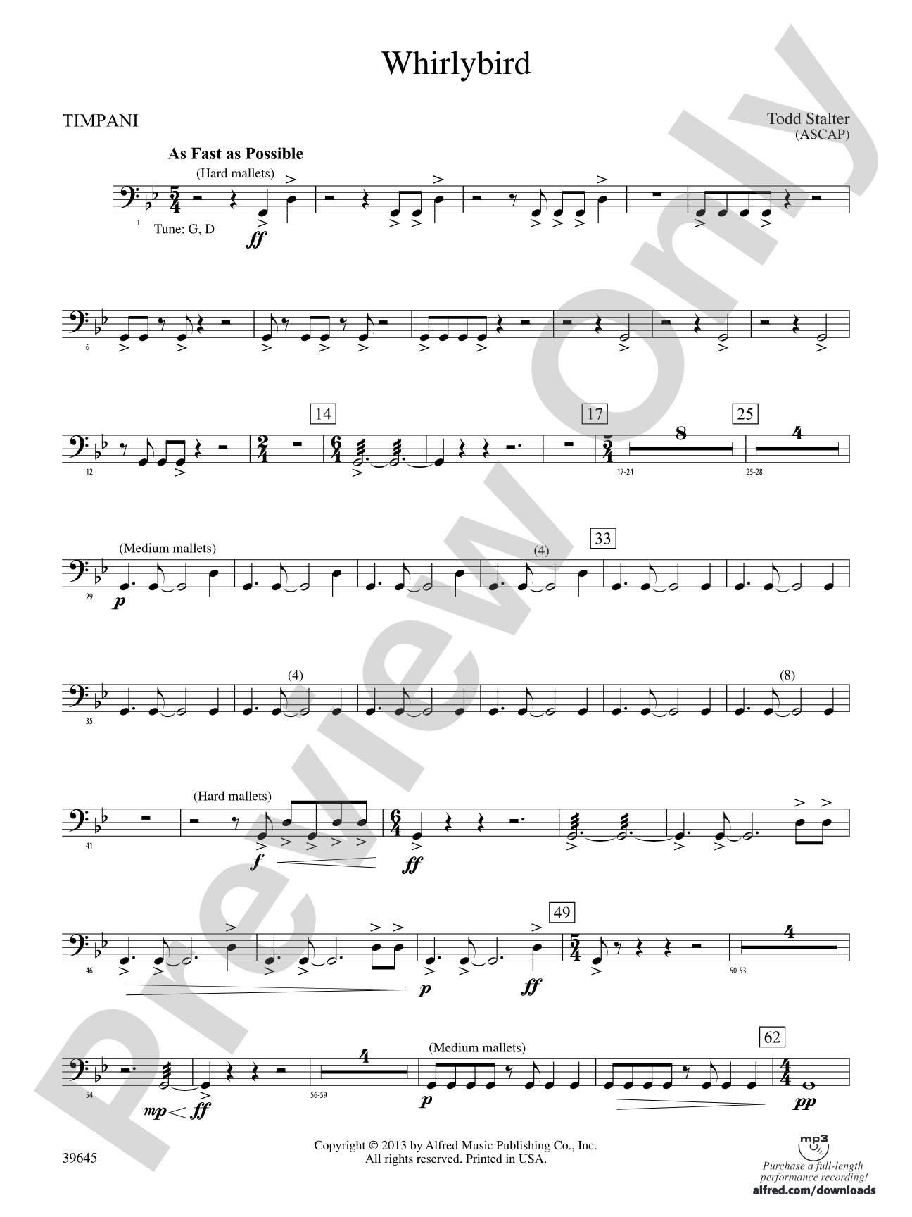 Whirlybird: Timpani