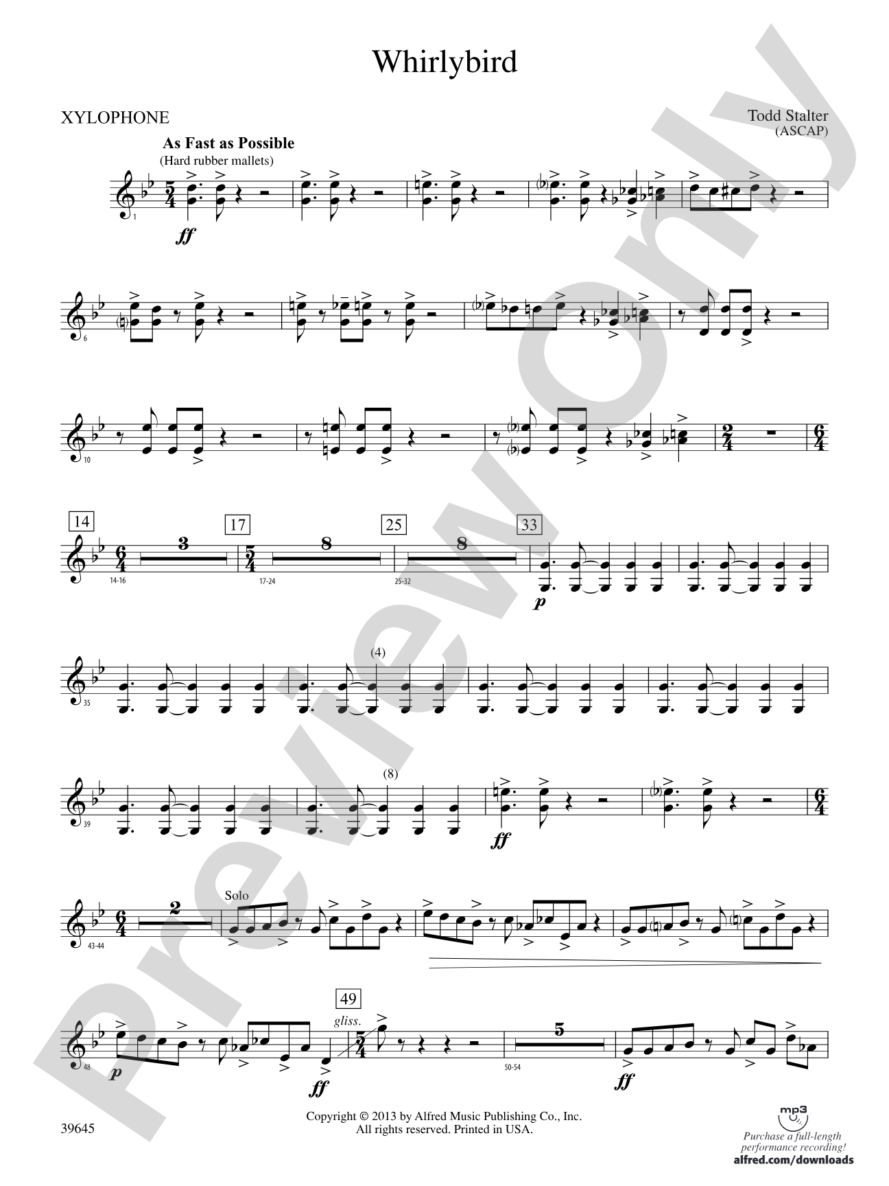 Whirlybird: Xylophone