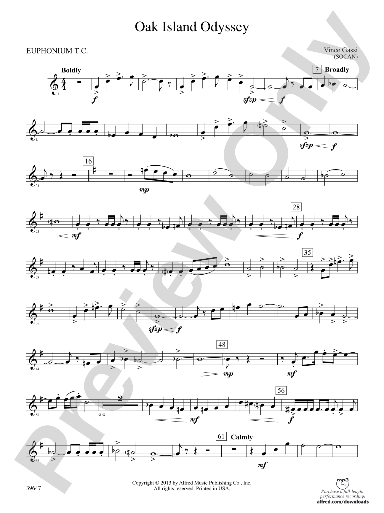 Oak Island Odyssey: Baritone T.C.