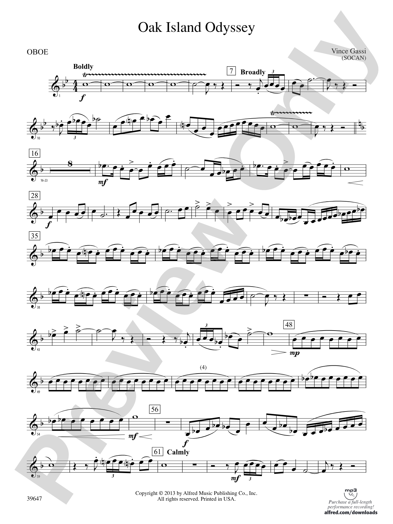 Oak Island Odyssey: Oboe