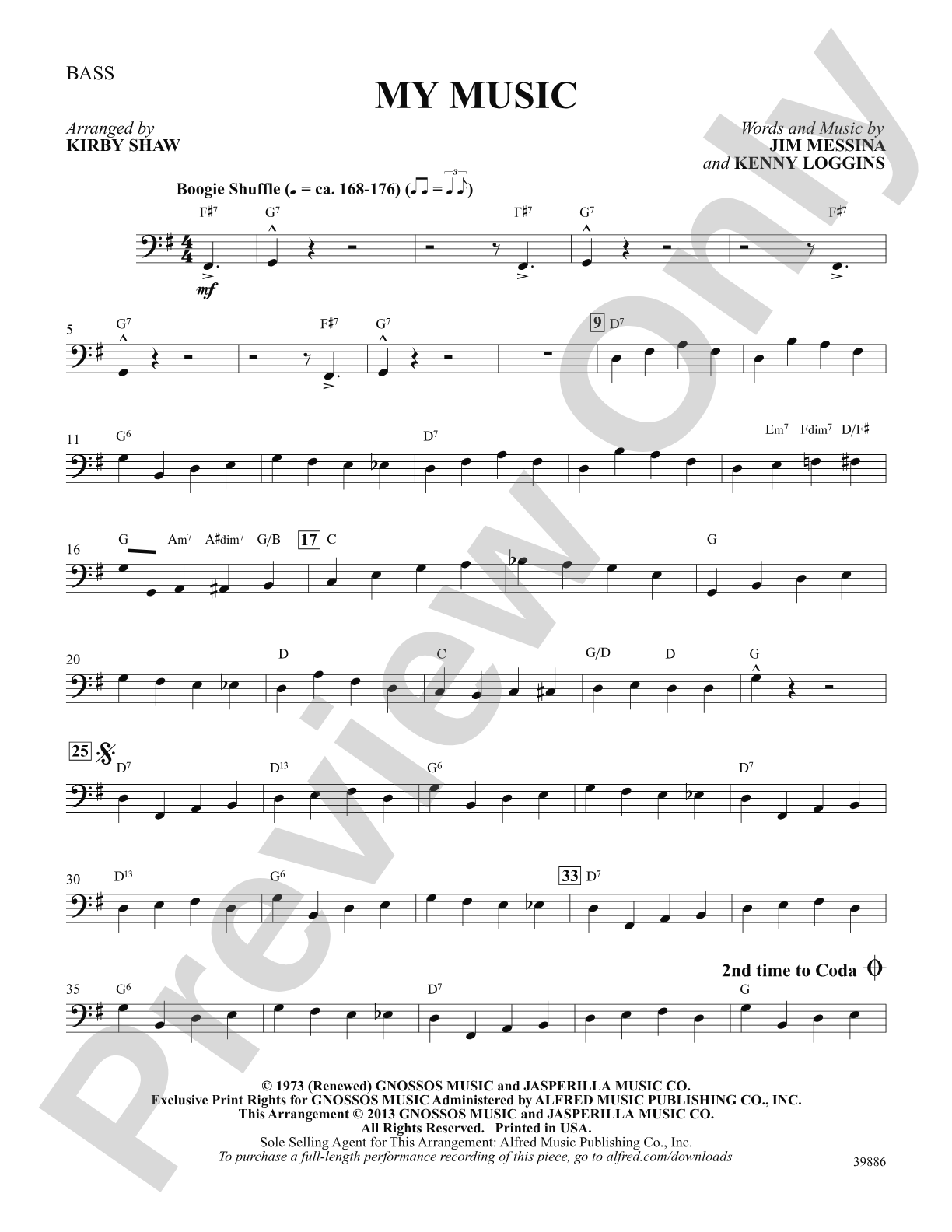 My Music: String Bass: Choral SoundPax