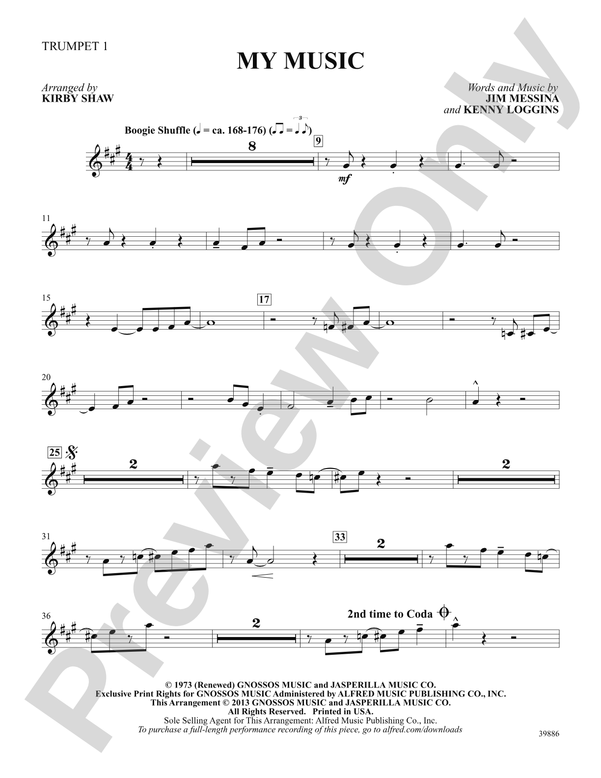 My Music: 1st B-flat Trumpet: Choral SoundPax