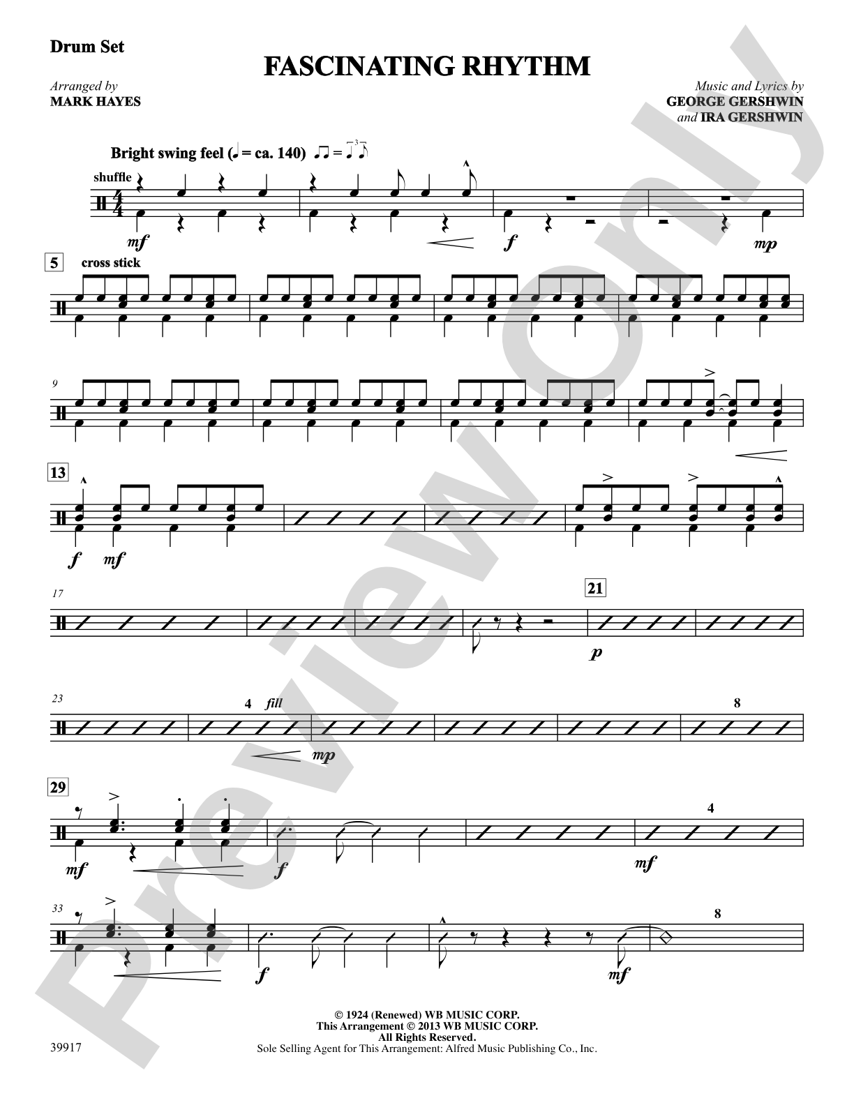 Fascinating Rhythm: Drums: Choral SoundPax